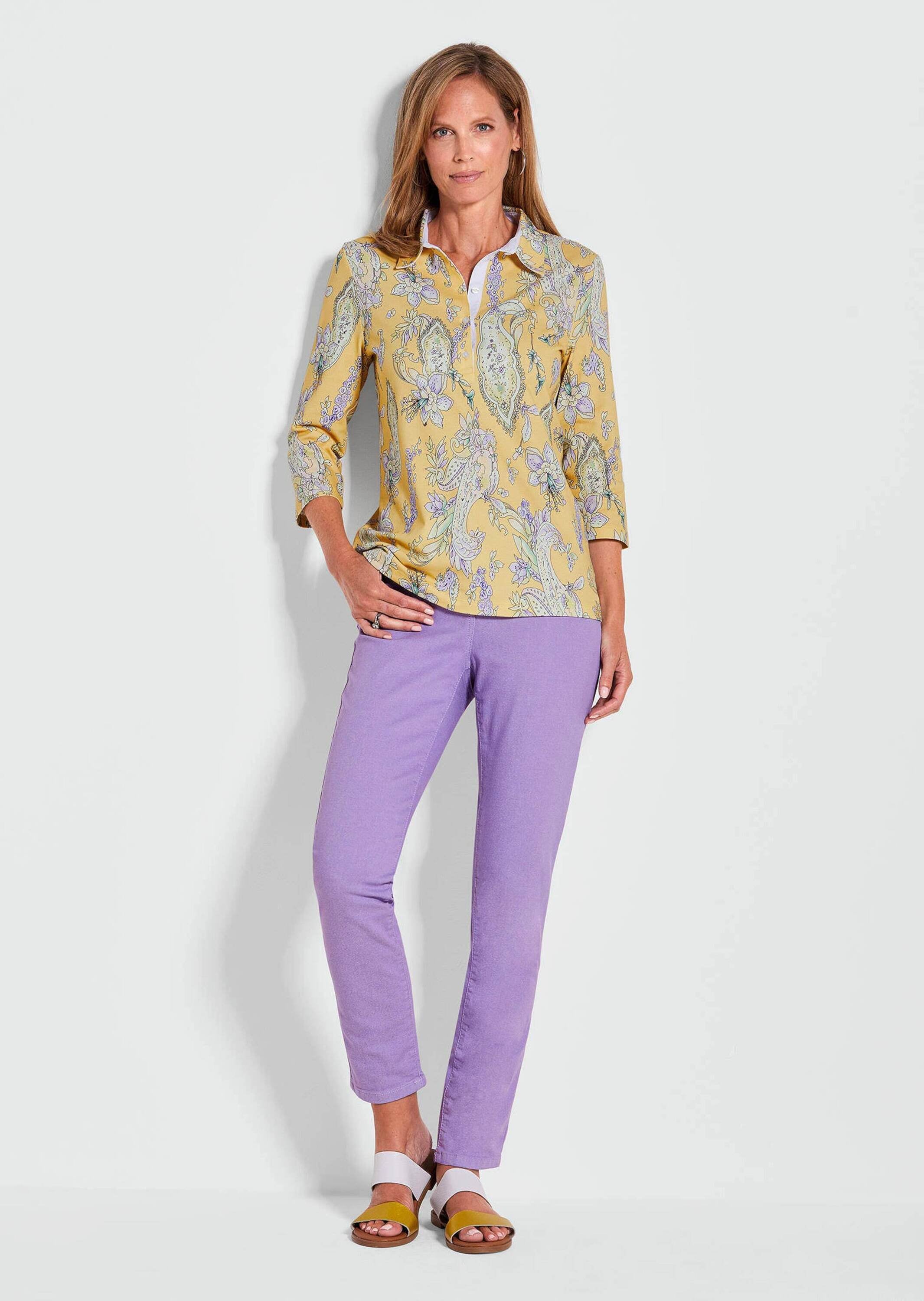 GOLDNER Kurzarmshirt »Poloshirt«