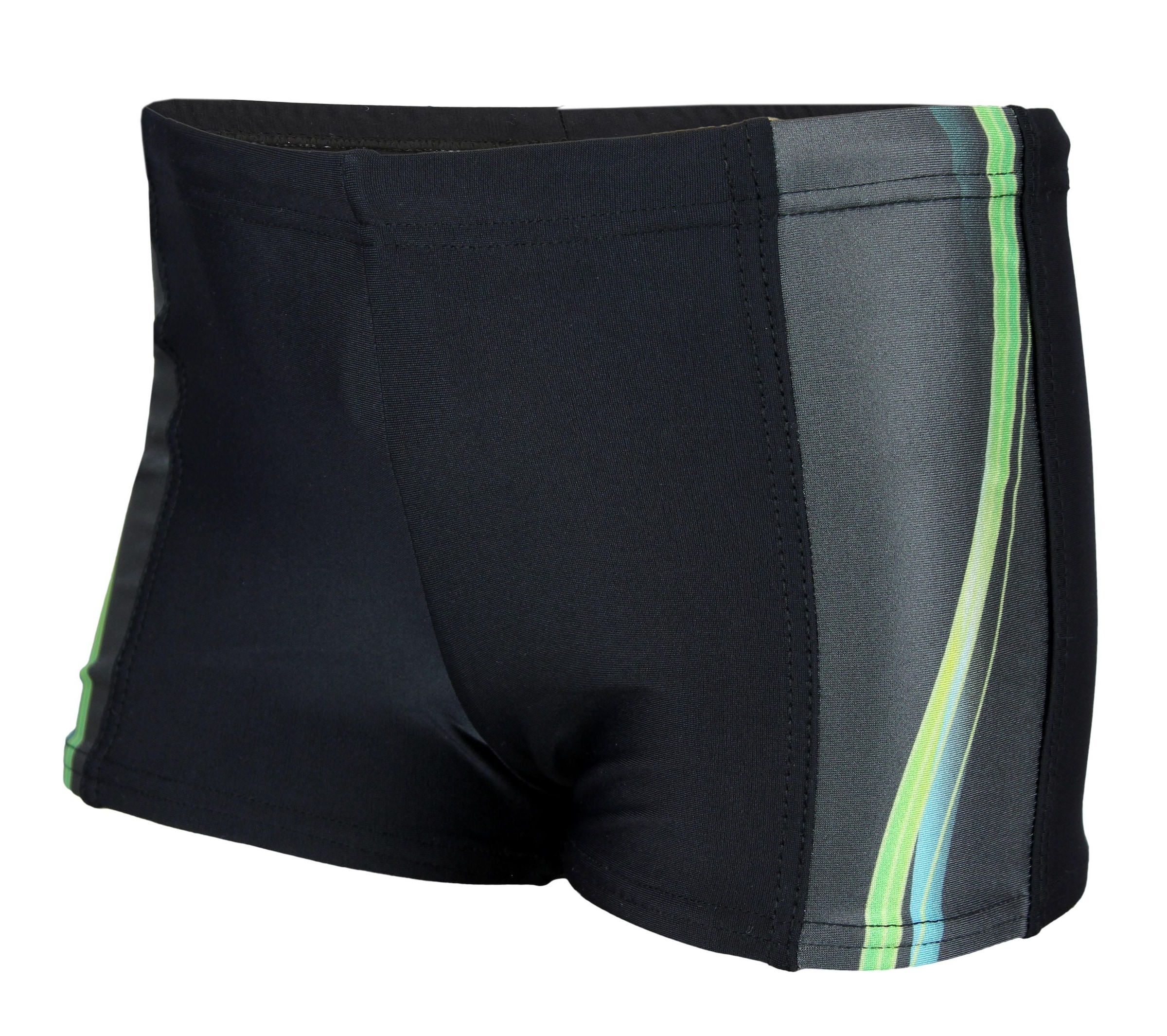 AQUARTI Badehose "Badehose Jungen Schwimmhose Kontrastfarbige Einsätze"