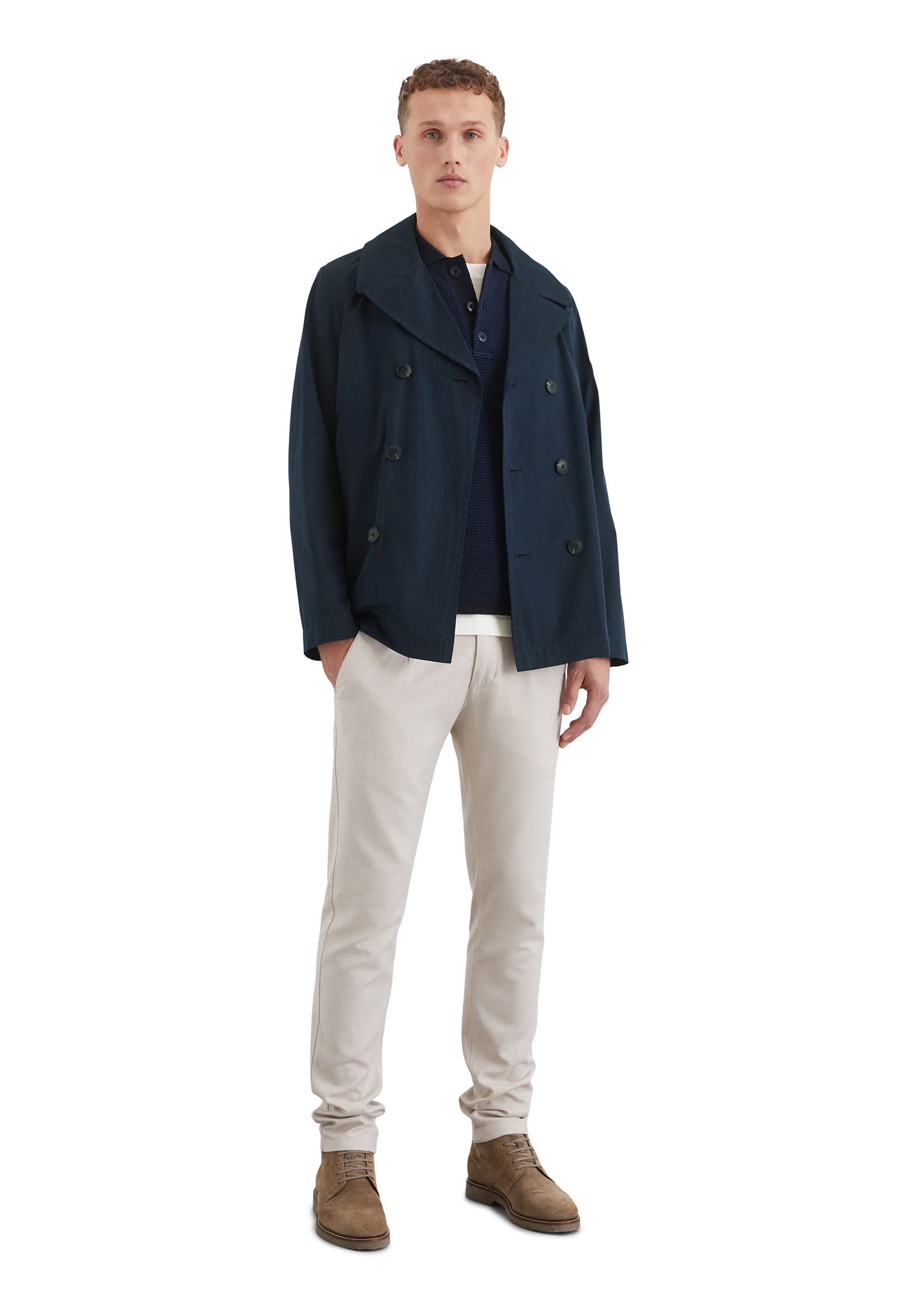 Marc O'Polo Outdoorjacke »aus wasserabweisendem Materialmix«