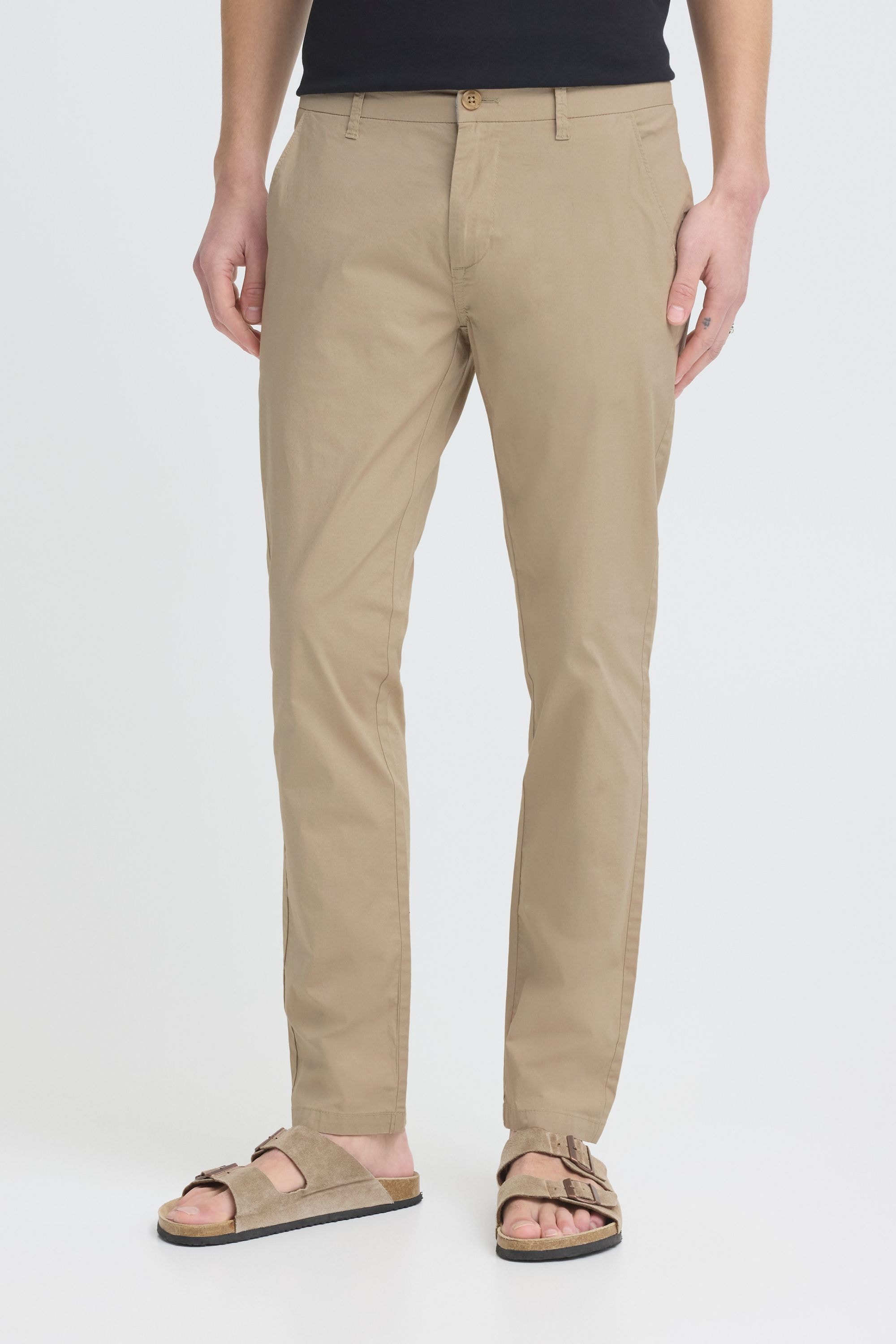 Blend Chinohose "BHMason" Stoffhose mit Gürtelschlaufen - Regular Fit günstig online kaufen