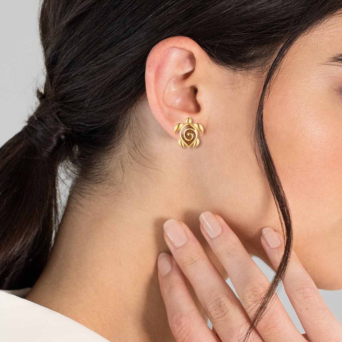 Rafaela Donata Paar Ohrstecker »RD495« mit Motiv Schildkröte