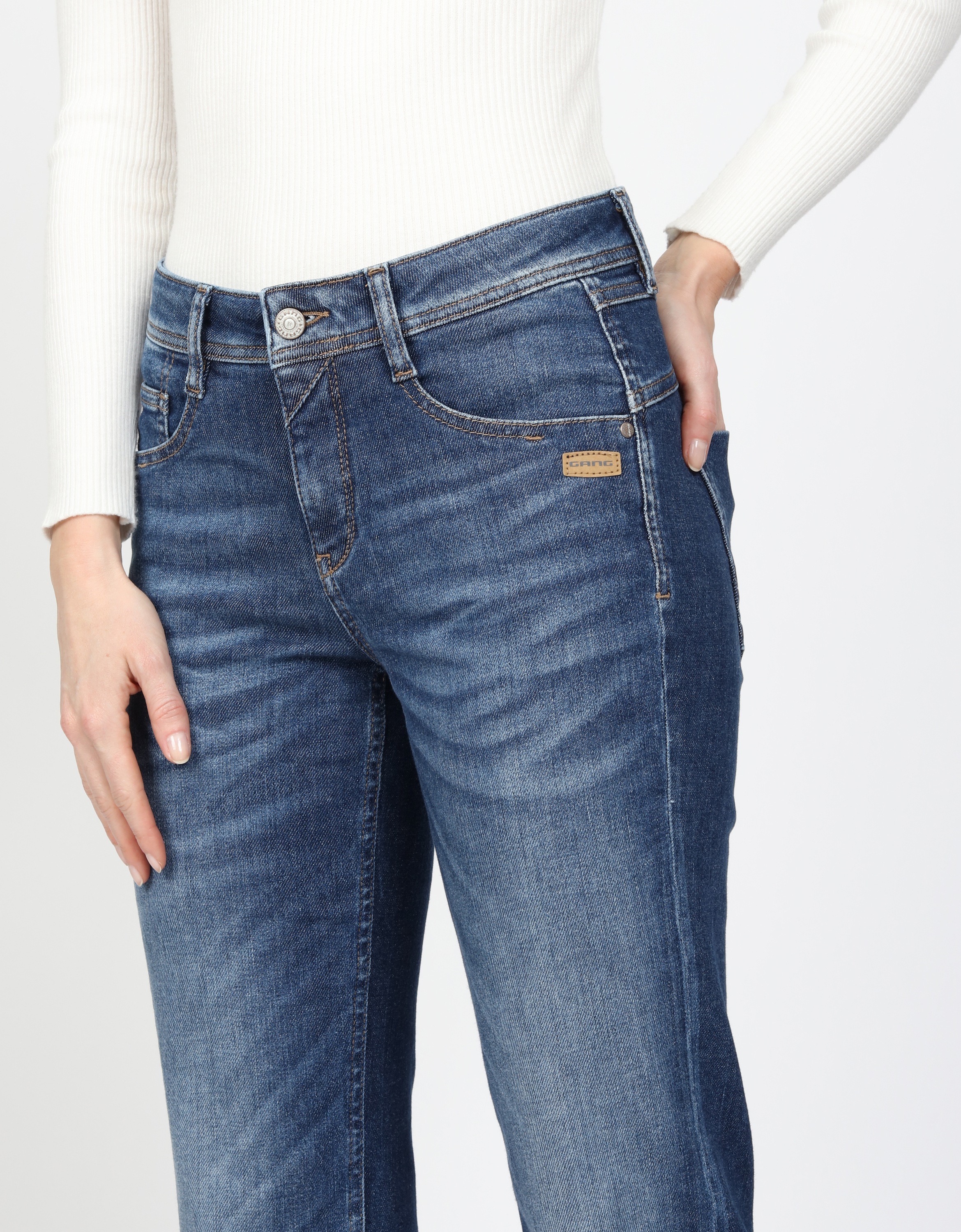 GANG Straight-Jeans »GANG Jeans Straight Fit 94AMELIE STRAIGHT«
