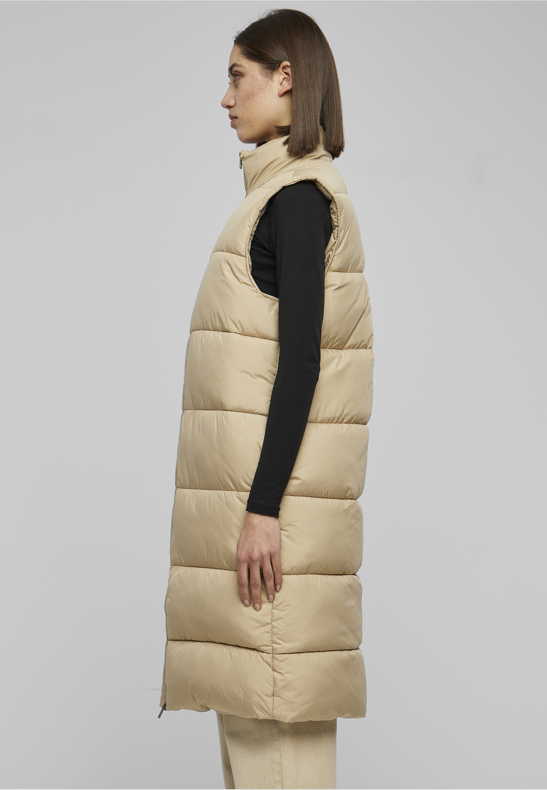 URBAN CLASSICS Steppweste »Urban Classics Damen Ladies Long Puffer Vest«