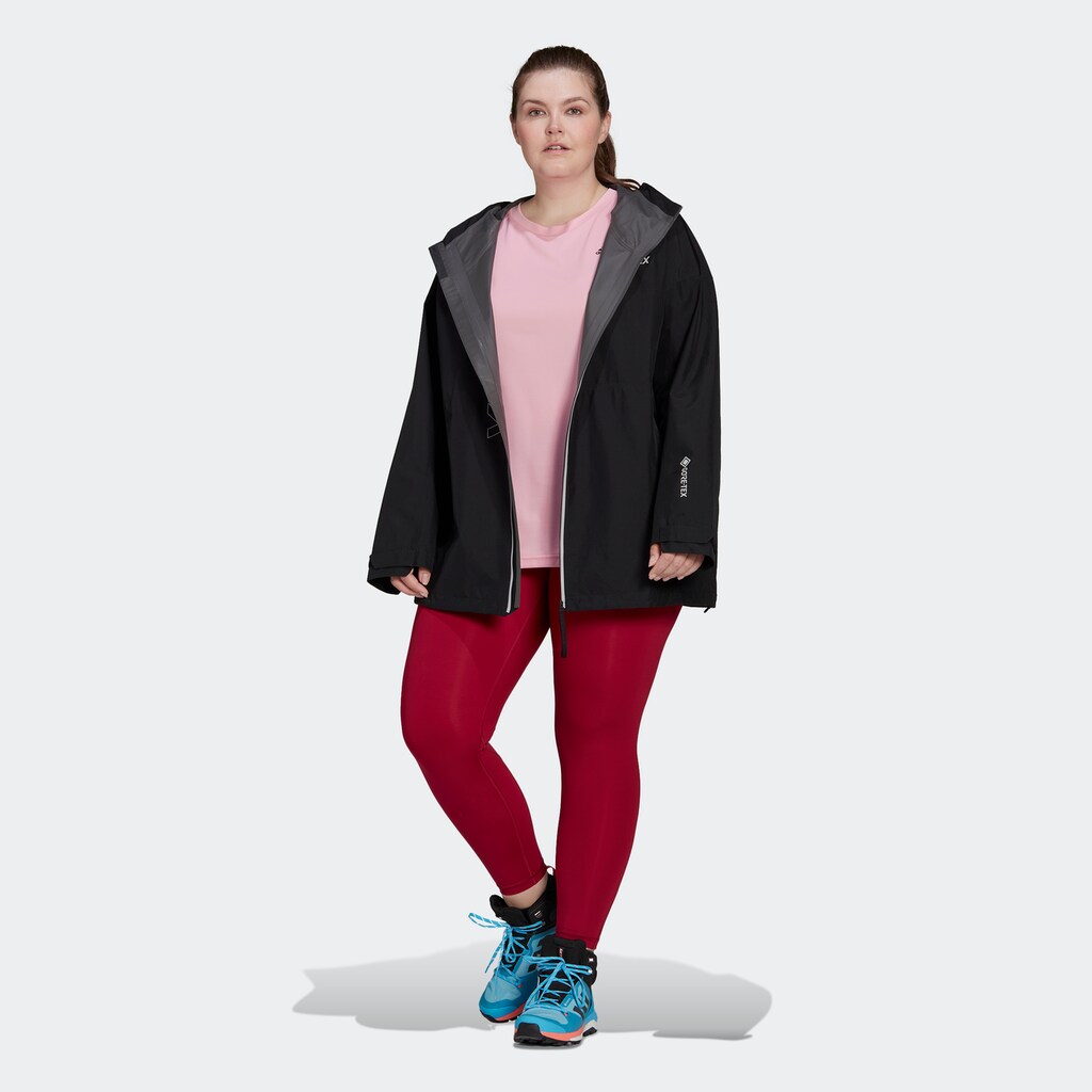 adidas TERREX Outdoorjacke »TERREX GORE-TEX PACLITE REGENJACKE«, mit Kapuze