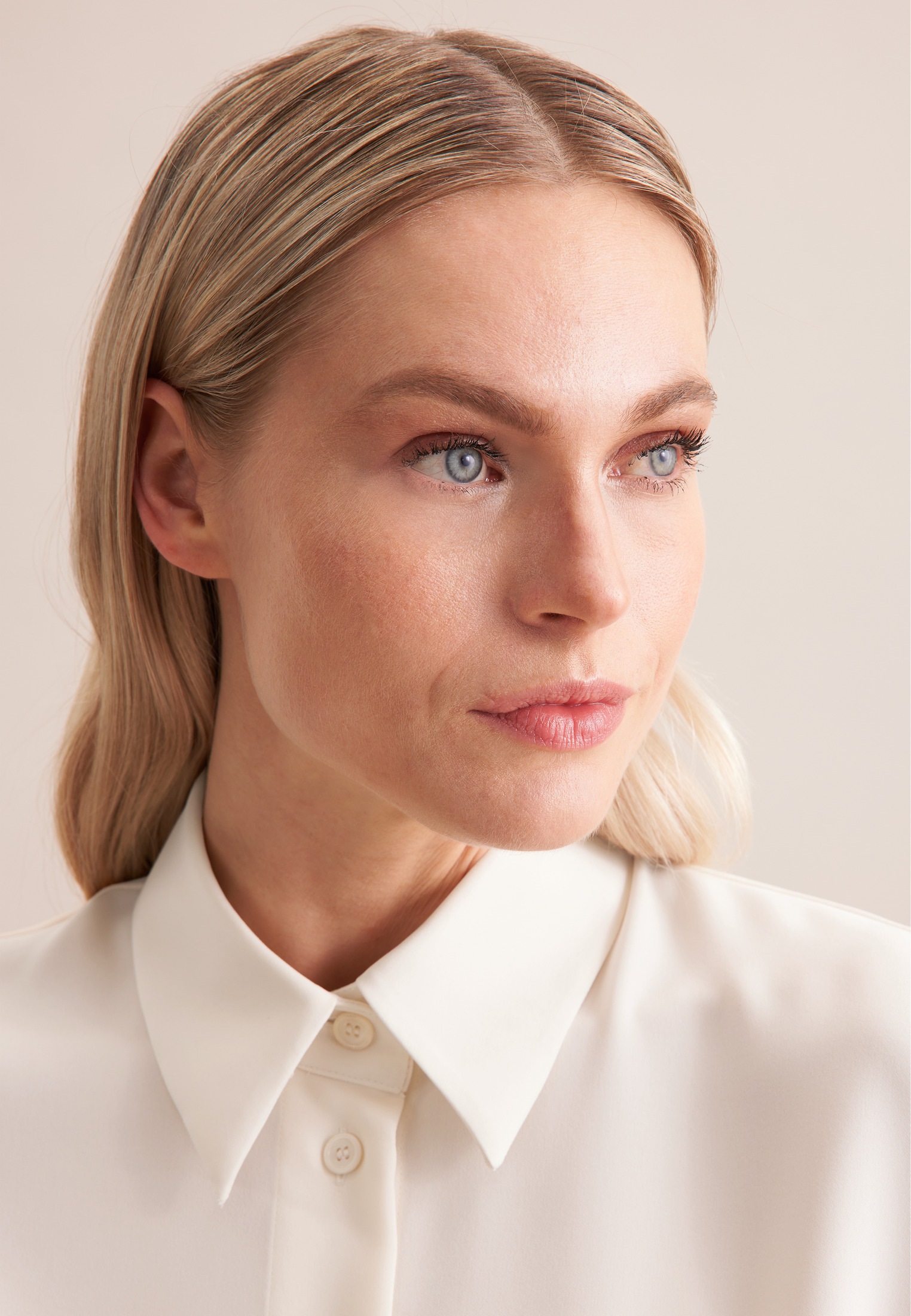 Thumbnail - seidensticker Longbluse "Schwarze Rose" 1/1 Kragen Uni