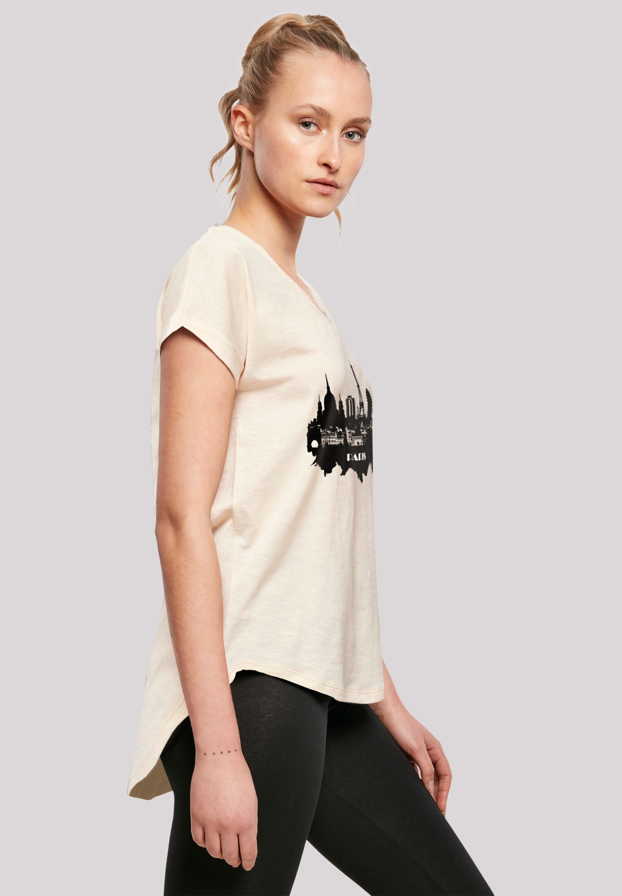 F4NT4STIC T-Shirt »PARIS SKYLINE LONG TEE«, Print