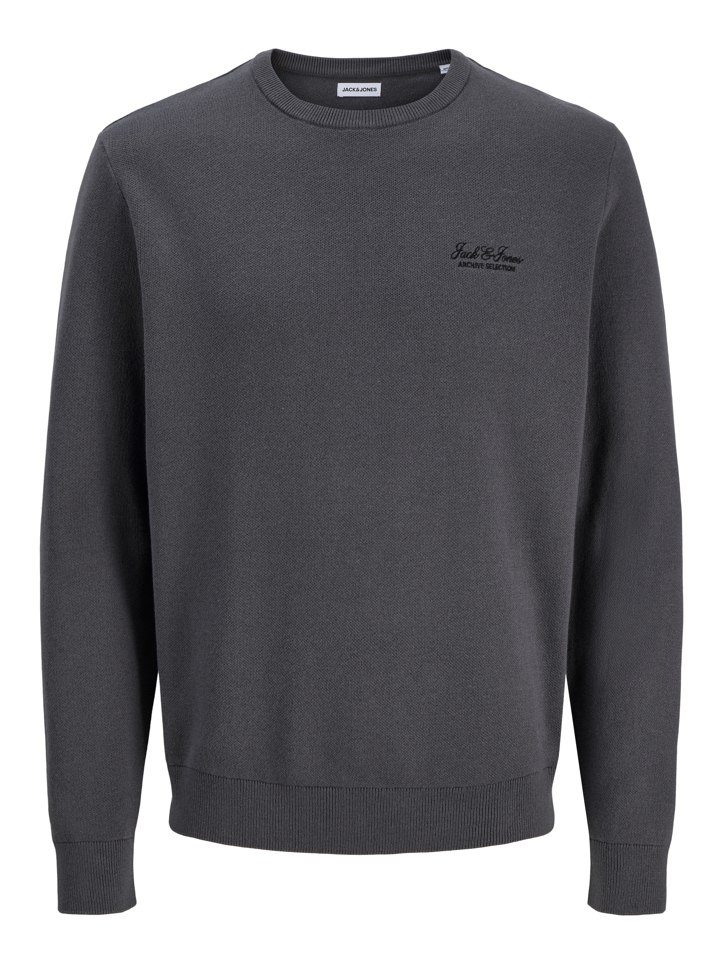 Jack & Jones Rundhalspullover »JJEARCHIVE KNIT CREW NECK« Baumwolle, regular fit