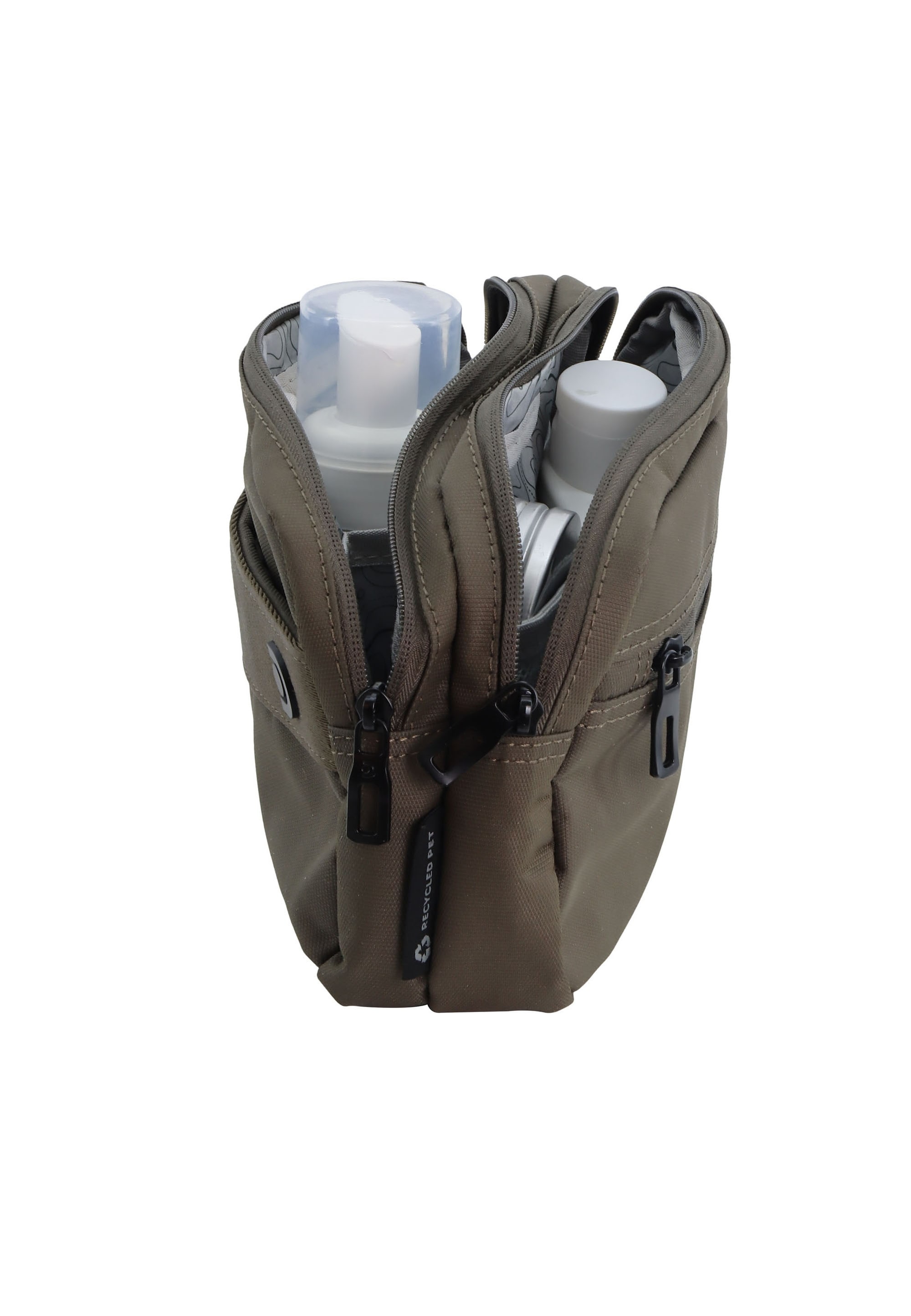 Discovery Kulturbeutel »Downtown« aus recyceltem RPET-Polyester