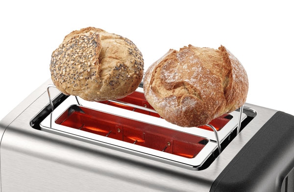 BOSCH Toaster »TAT3P420DE DesignLine Edelstahl«, 2 kurze Schlitze, 820 W