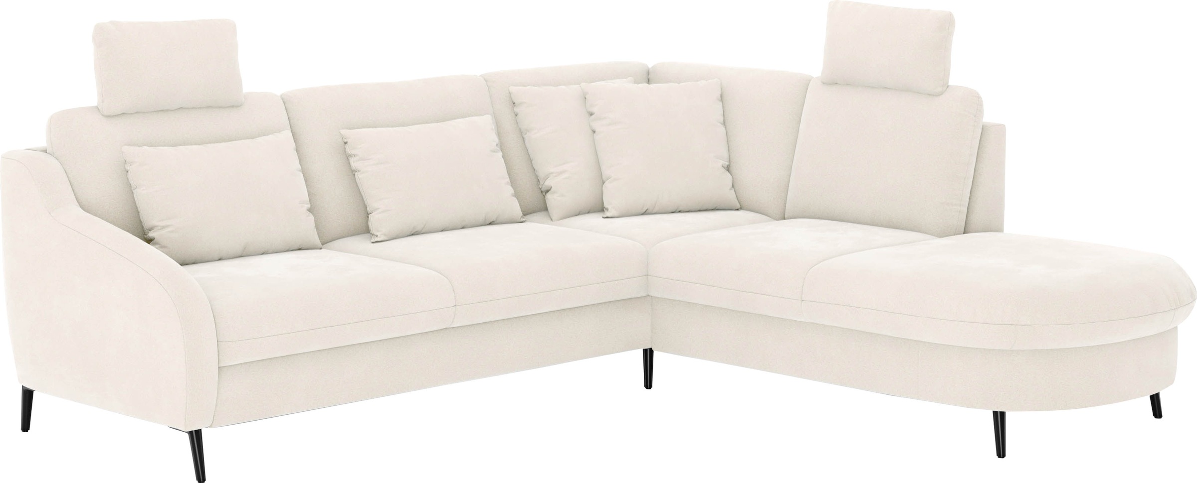 sit&more Ecksofa »Soul L-Form«, wahlweise mit Bettfunktion und Bettkasten oder Schubkasten