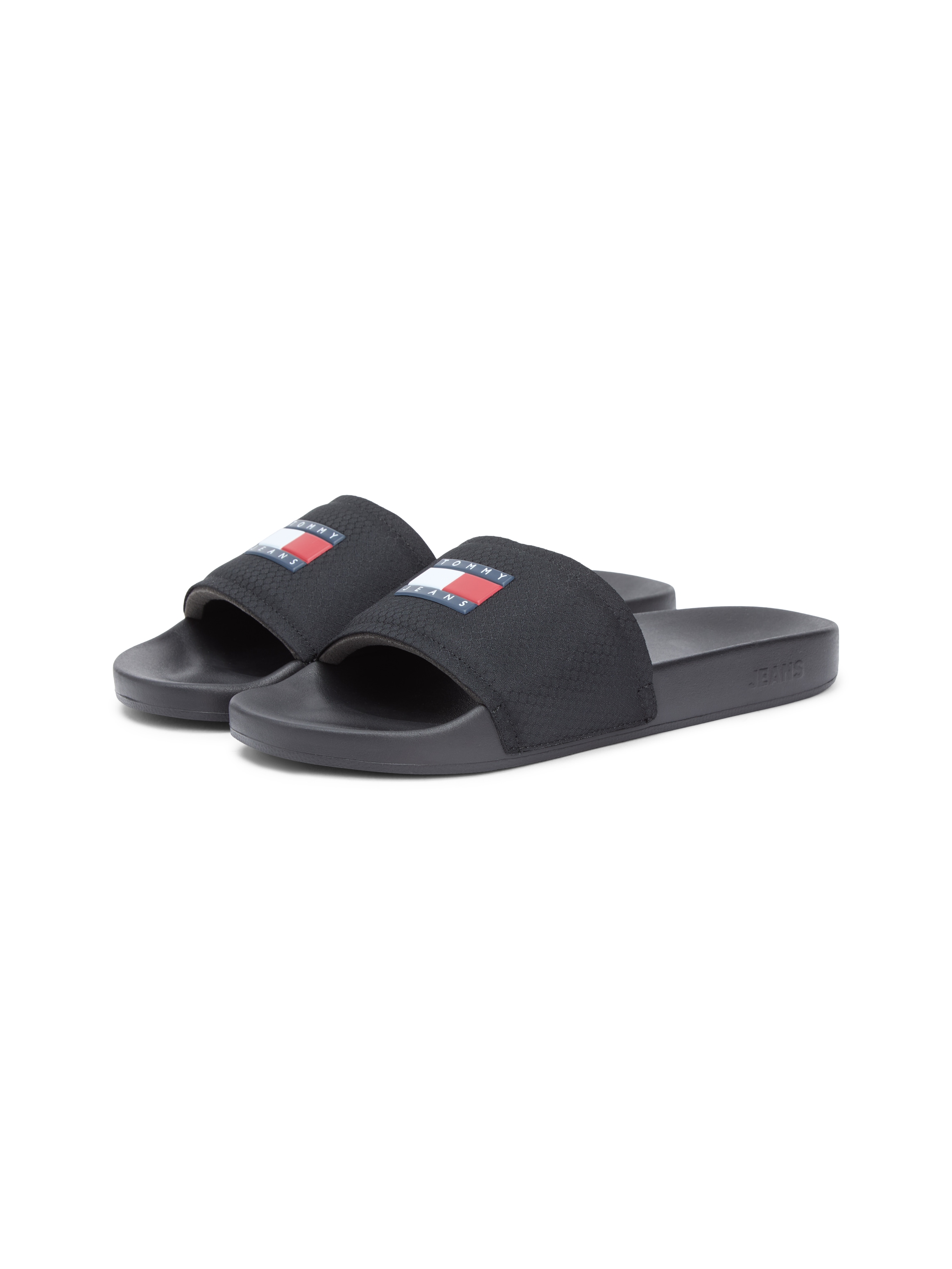 Tommy Jeans Pantolette "TJM POOL SLIDE", Sommerschuh, Badeschuh, Hausschuh günstig online kaufen