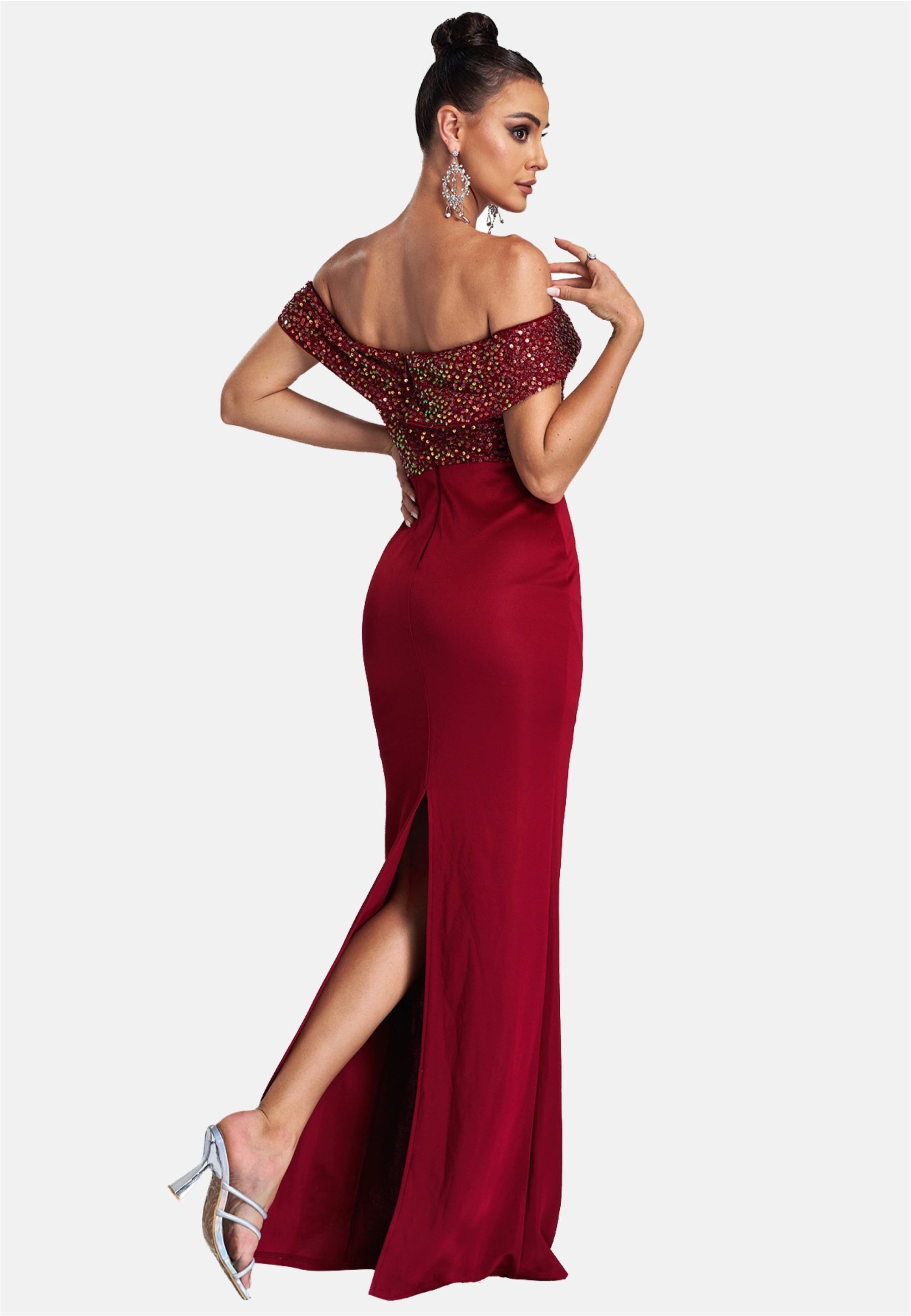 Moda Minx Jerseykleid »Juliana Off Shoulder Dress«, im schulterfreien Design