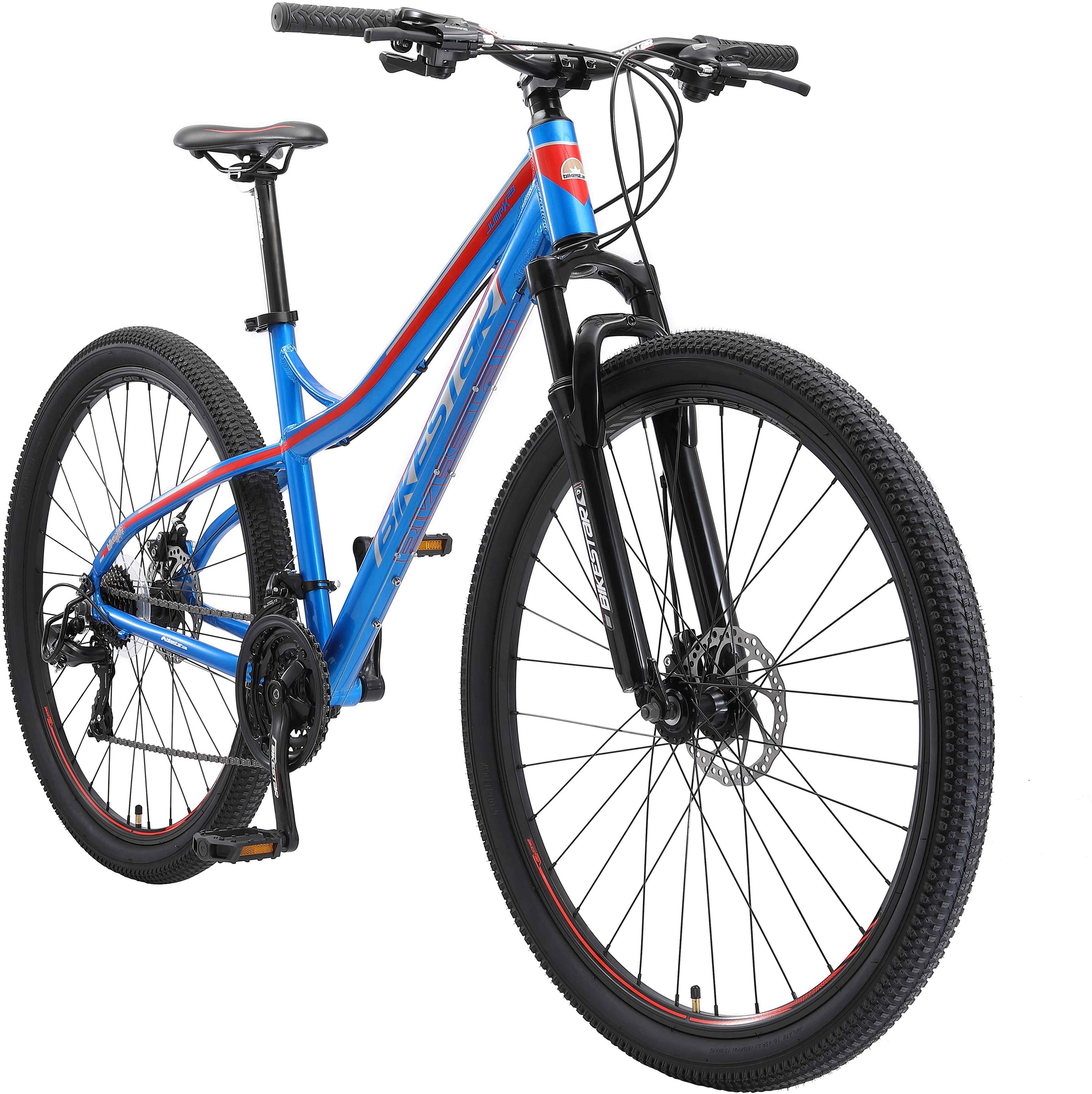Bikestar Mountainbike 21 Gang Shimano RD-TY300 Schaltwerk Kettenschaltung für Damen und Herren, Kettenschaltung