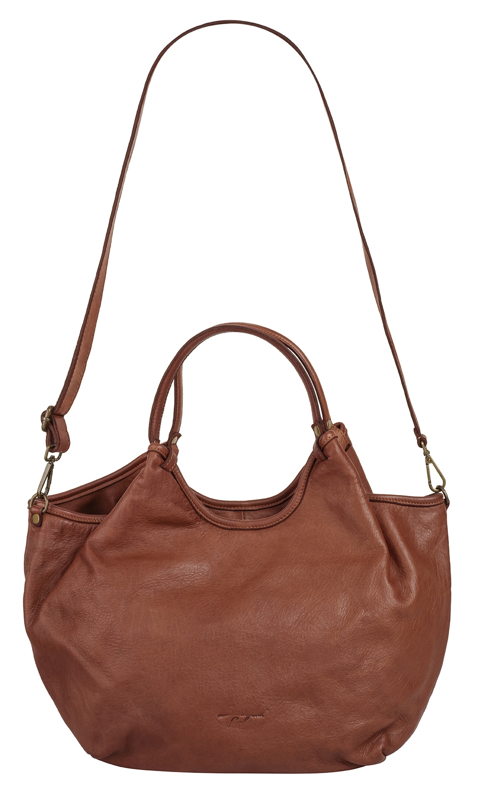 Samantha Look Henkeltasche, echt Leder, Made in Italy