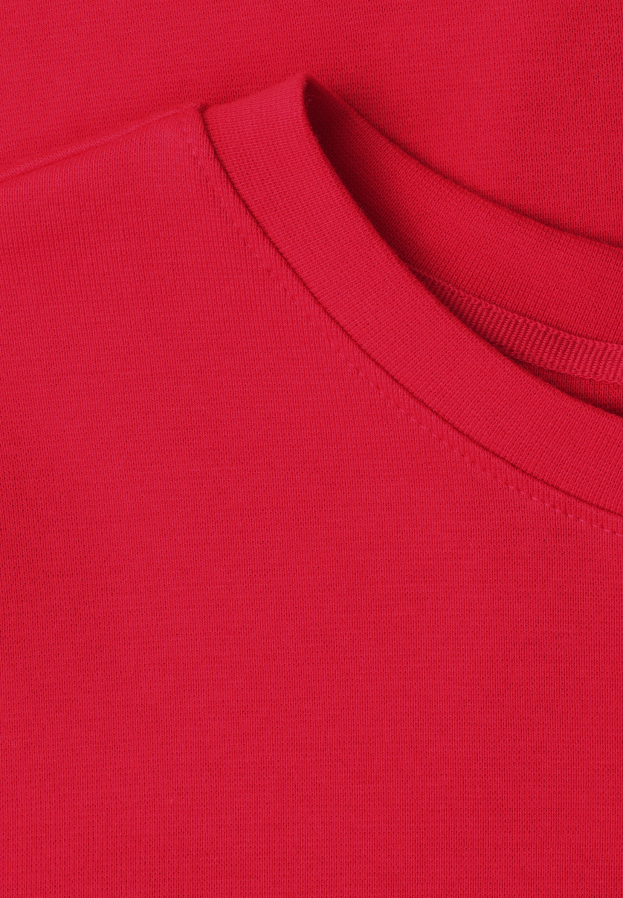 STREET ONE Kurzarmshirt Sommershirt im verkürzten Schnitt