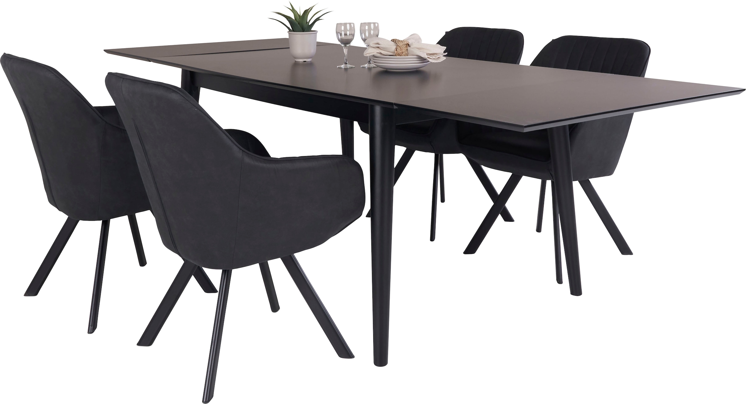 Homexperts Essgruppe BAUR »Odense«, 5 Tisch ausziehbarem (Set, tlg.), kaufen | mit