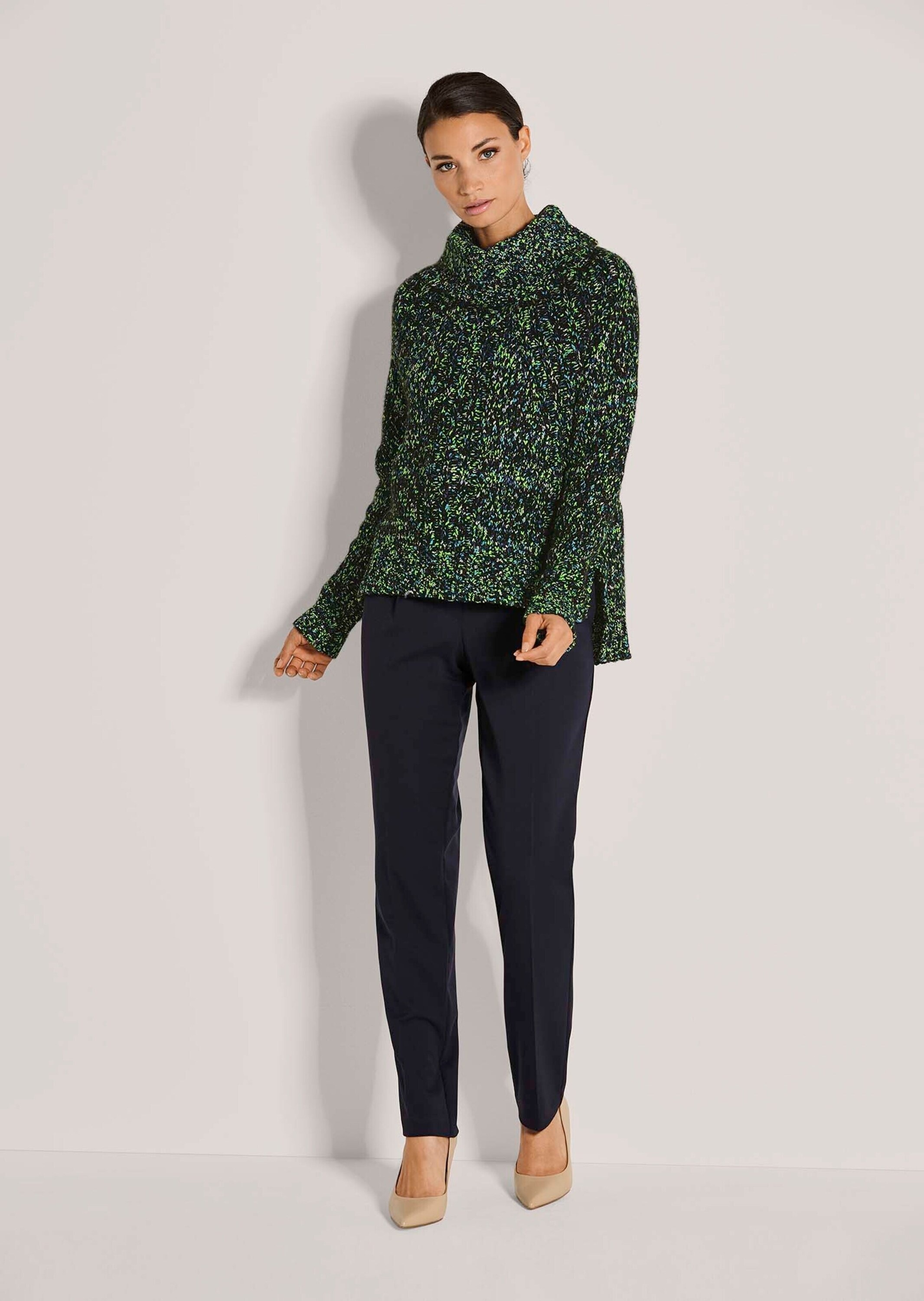 MADELEINE Longpullover "Strickpullover Moderner Winterpullover mit Rollkrag günstig online kaufen