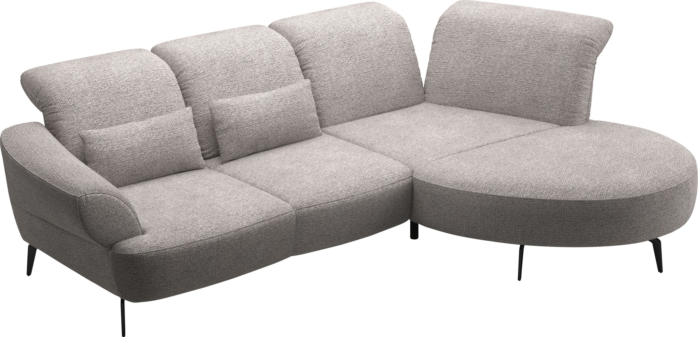 sit&more Ecksofa »Dance«, inkl.System Click&Seat und Sitztiefenverstellung