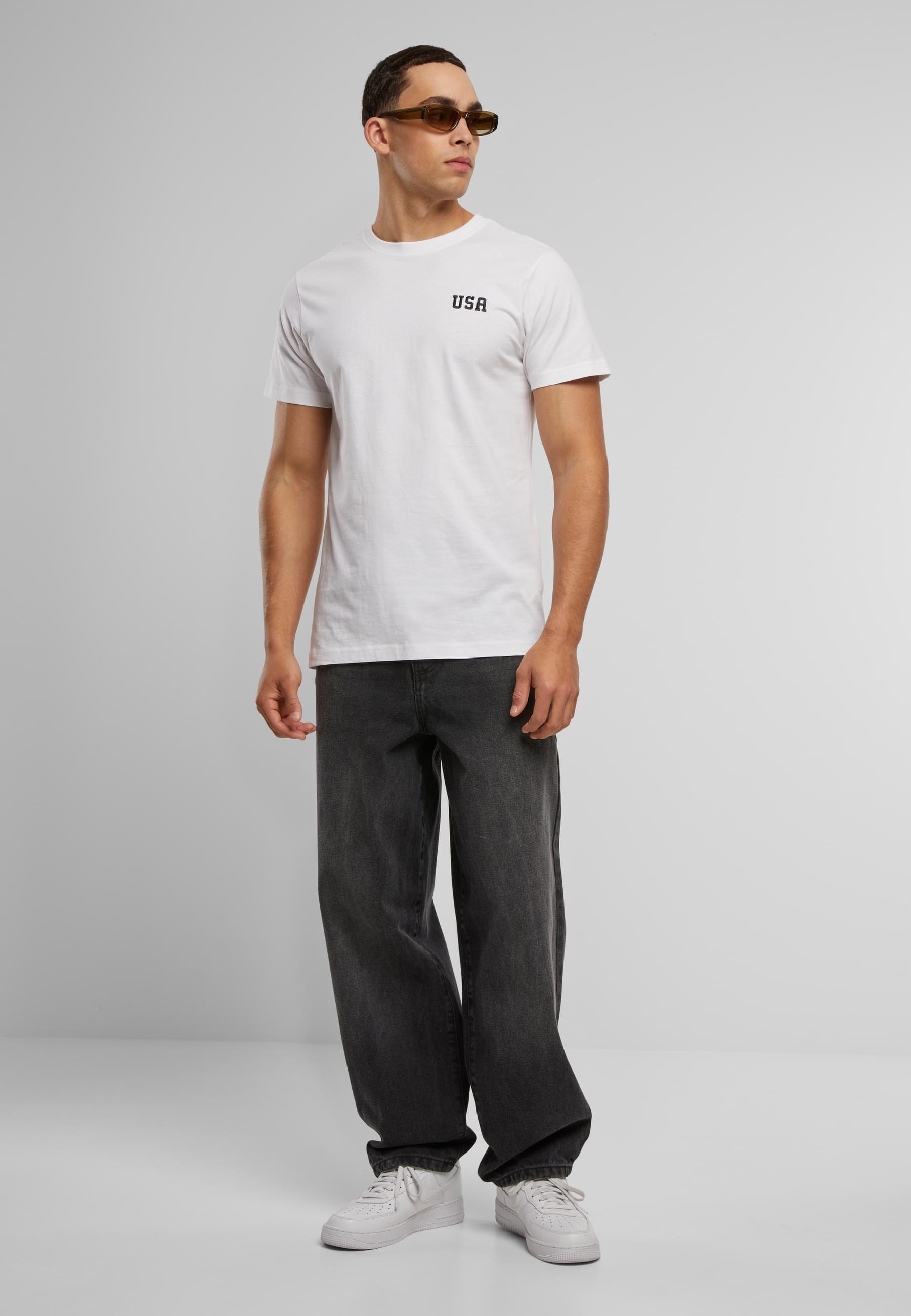 MisterTee T-Shirt »MisterTee USA EMB Tee« 1 Stk. tlg.