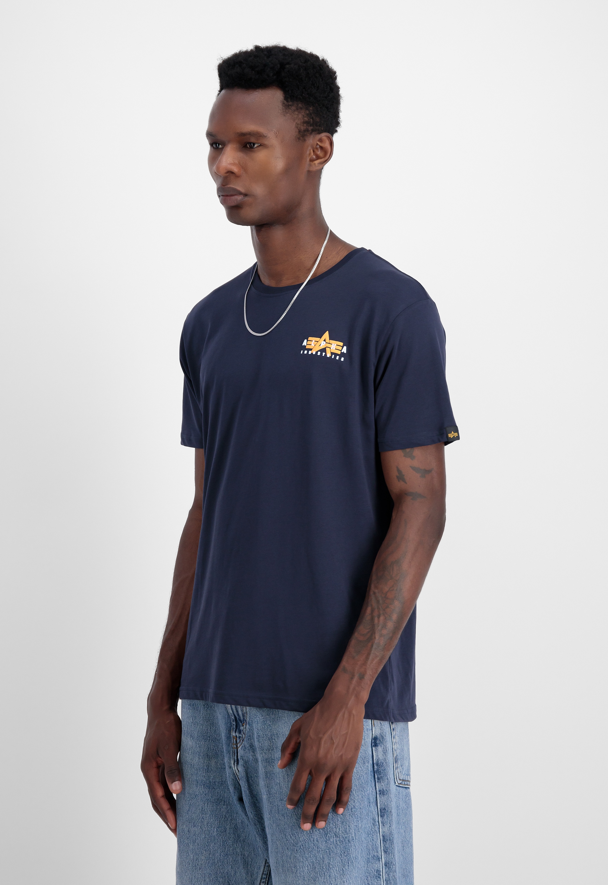 Alpha Industries T-Shirt »Puff Print Logo Backprint T-Shirt T-Shirt«