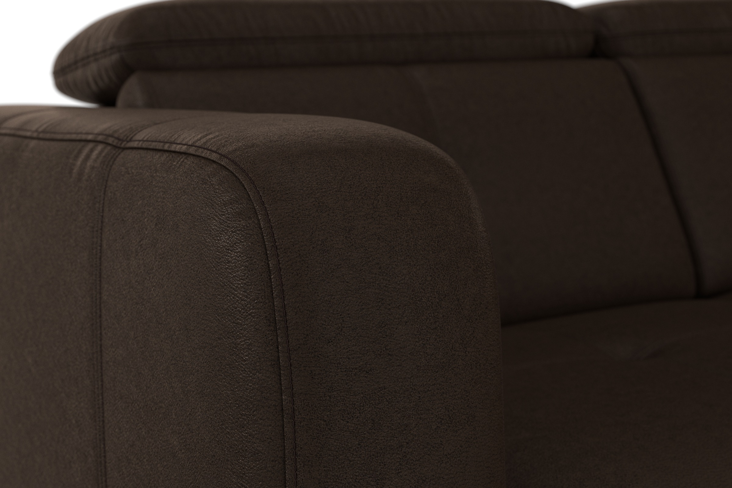sit&more Ecksofa »Belluci L-Form«, inklusive Federkern, wahlweise mit Bettfunktion und Bettkasten