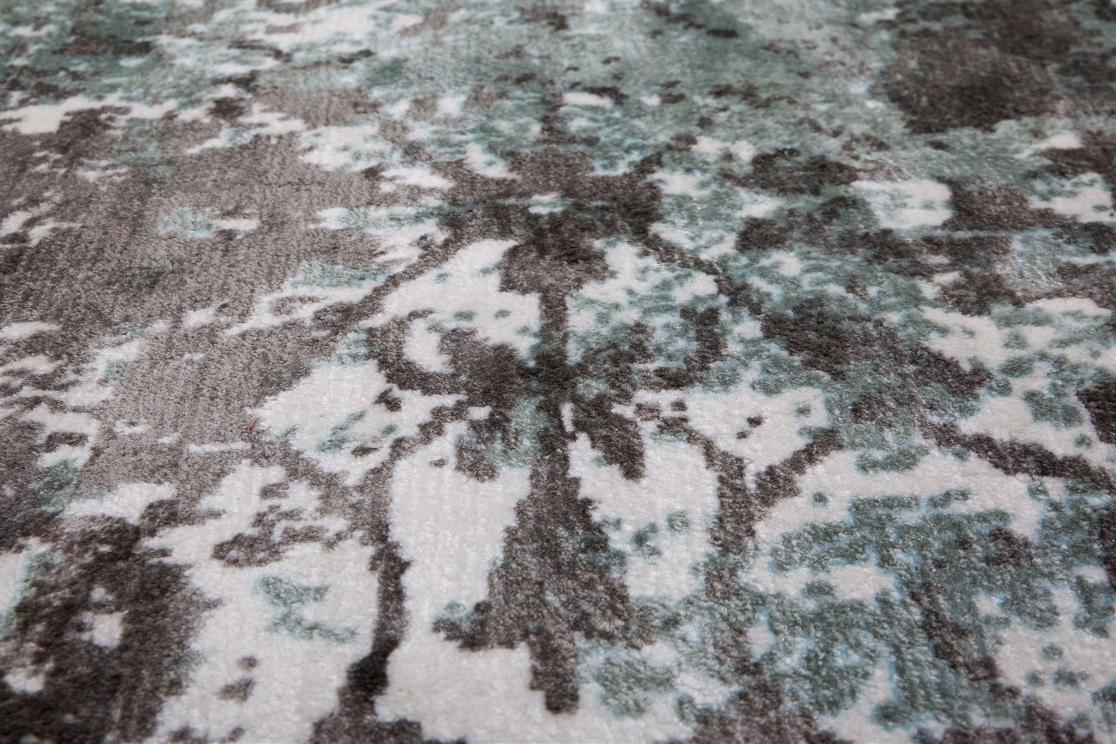 Teppich ARTE ESPINA "Ocean 200", blau (türkis), B:170cm H:23mm L:240cm, Viskose, Teppiche, Teppich, Angenehm flauschige Haptik, handgefertigte Unikate, pflegeleicht 3