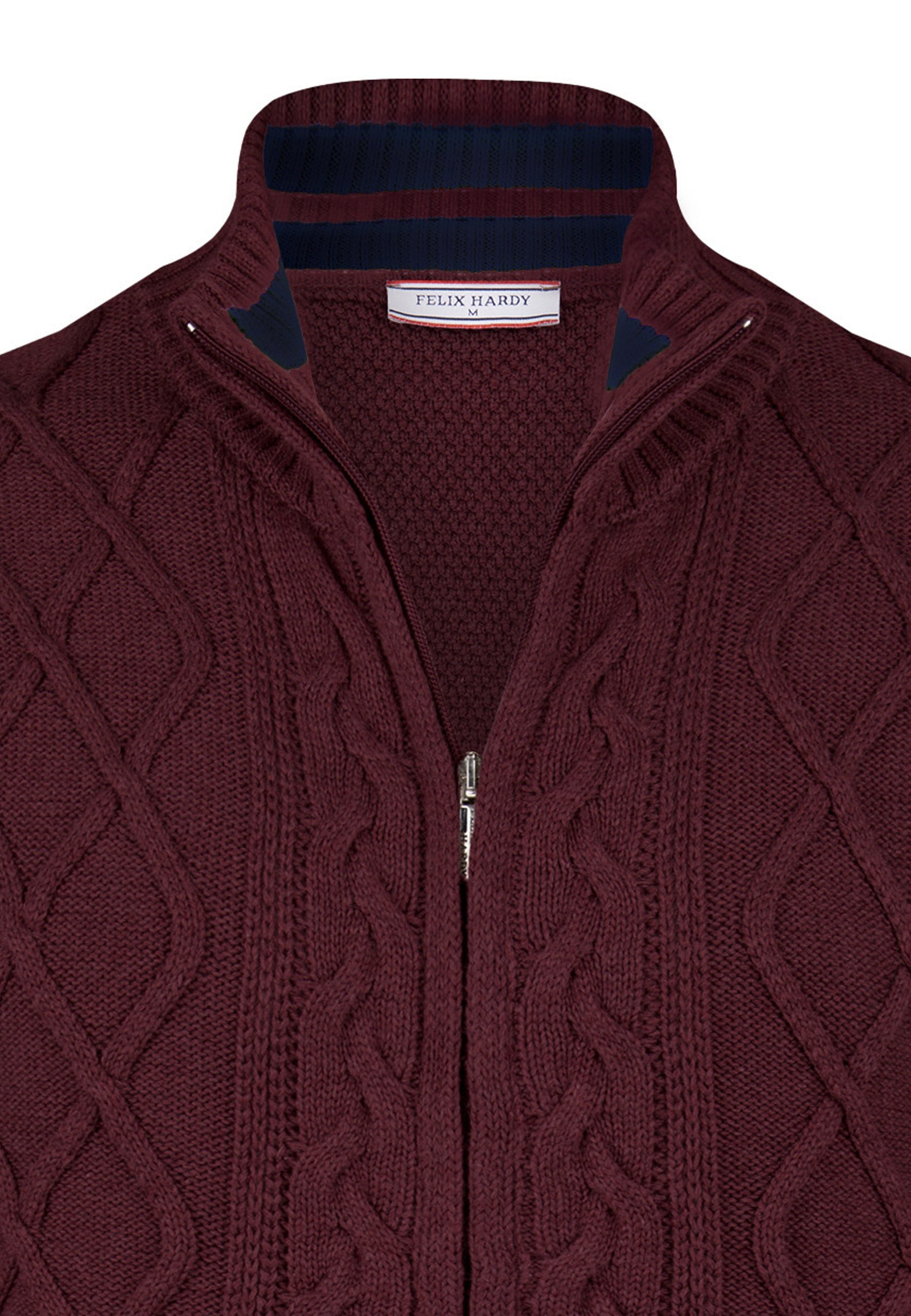 Felix Hardy Strickjacke "Strickjacke mit durchgehendem Reißverschluss" günstig online kaufen