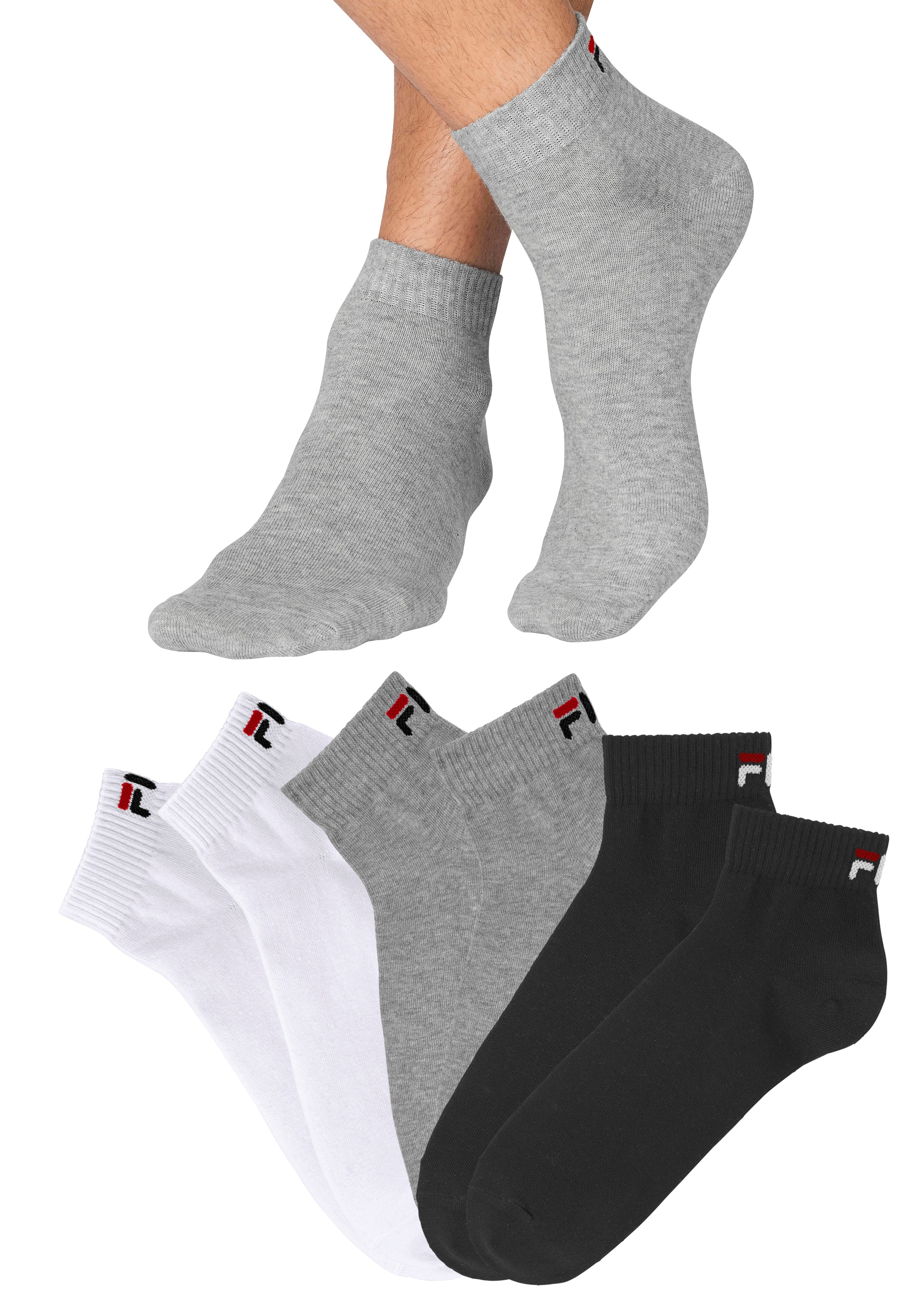 Fila Kurzsocken "UNISEX INVISIBLE PLAIN SOCKS" 6 Paar, 6 Stk. tlg. Baumwoll günstig online kaufen