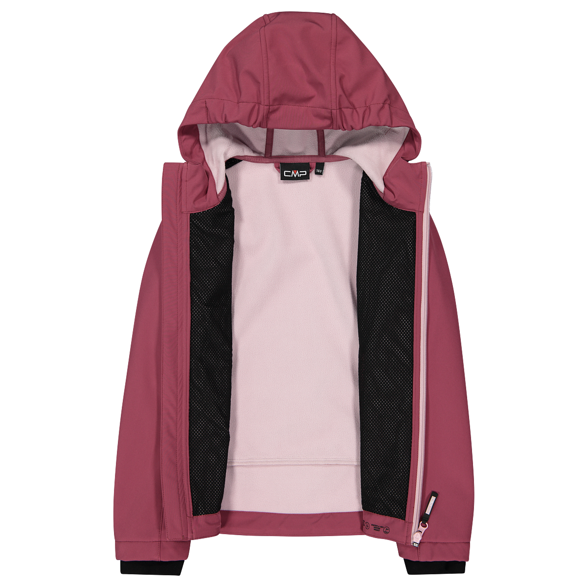 CMP Softshelljacke »KID G JACKET FIX HOOD für Kinder43405465« mit Kapuze Atmungsaktiv & Wasserabweisend & Windabweisend ,Übergangsjacke
