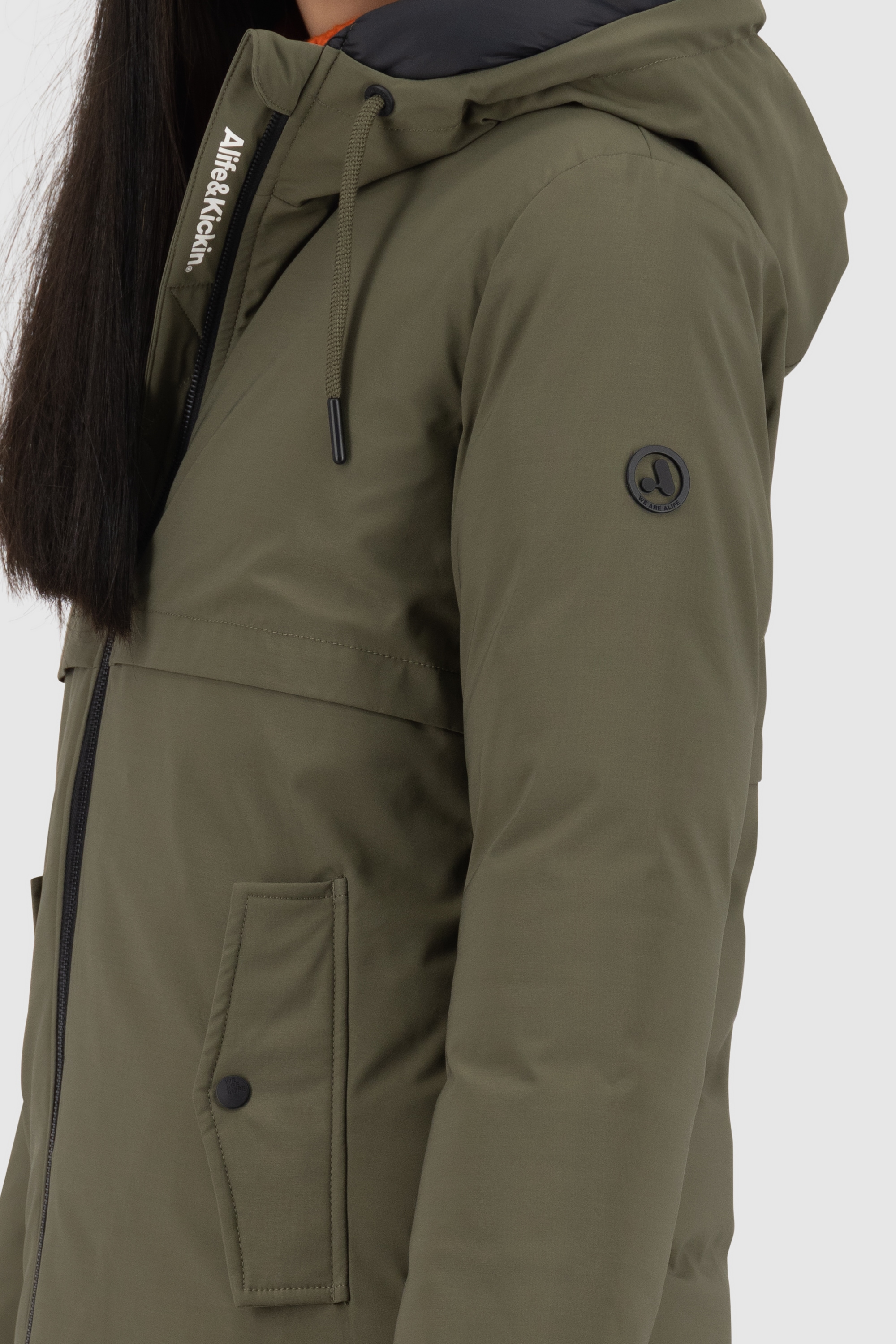 Alife & Kickin Winterjacke »Damen CicelyAK A«, Kurze warme Damenwinterjacke mit gefütterter Kapuze