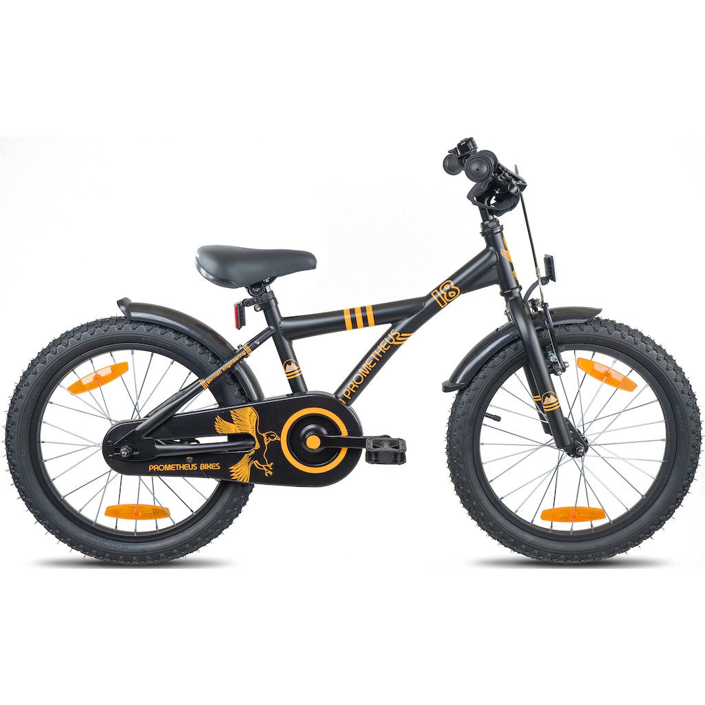 PROMETHEUS BICYCLES Kinderfahrrad »BLACK Hawk«, 1 Gang, ohne Schaltung