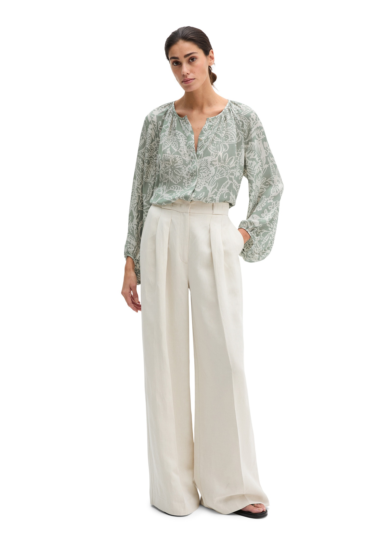 Marc O'Polo Langarmbluse »aus leichtem Viskose-Twill«