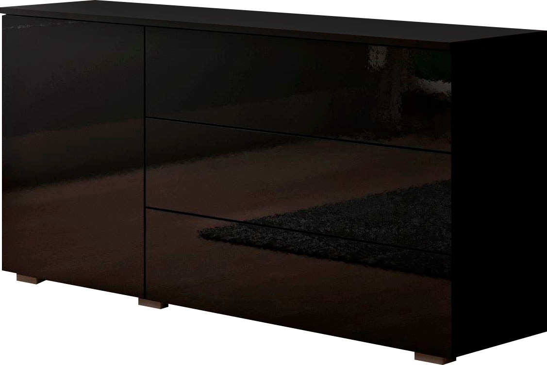 OTTO home Sideboard "PARIS" 1 Stk. tlg. Moderne 110cm breite grifflose Kommode, vielseitig einsetzbar