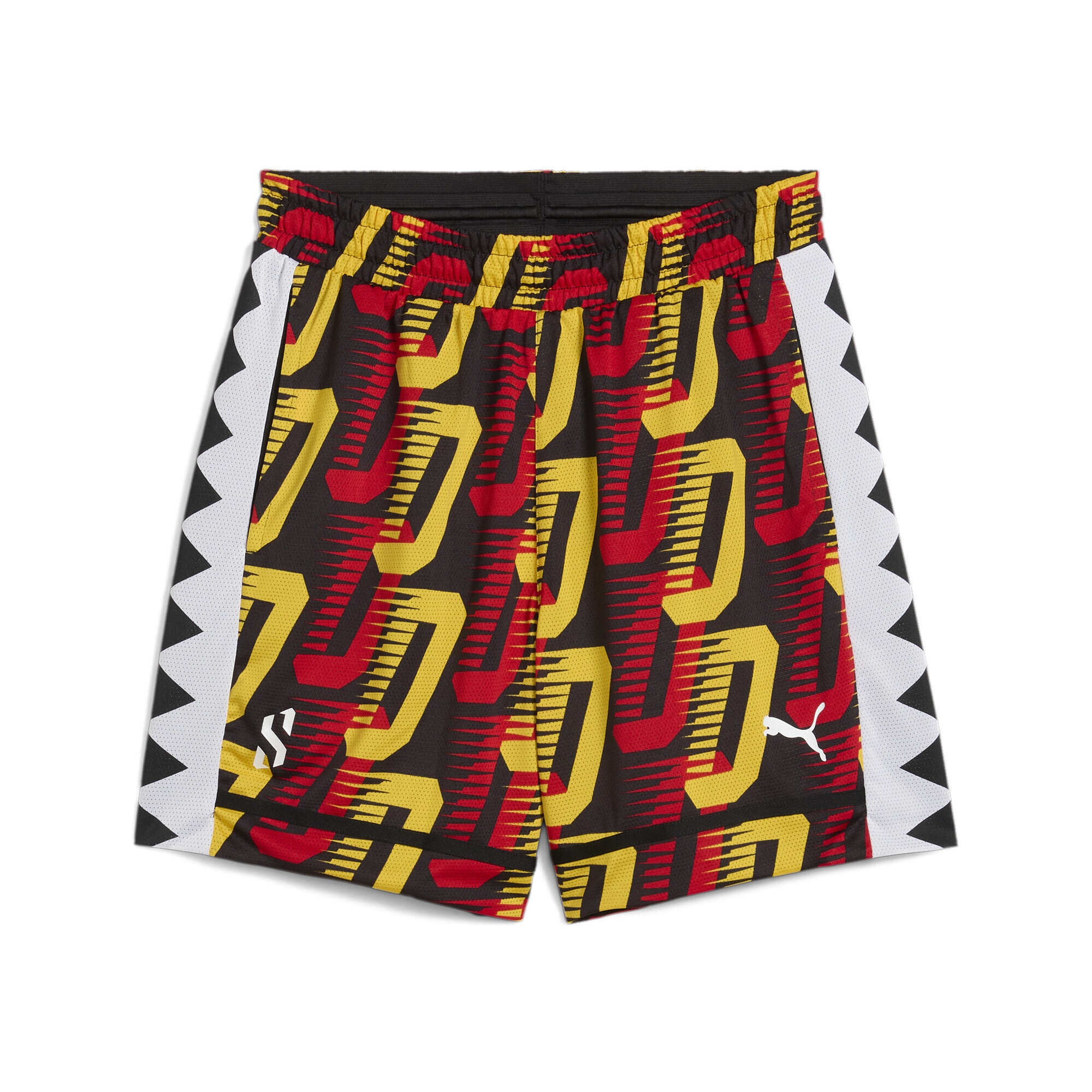 PUMA Shorts "Scoot All Jaws Basketballshorts mit Allover-Print Herren"