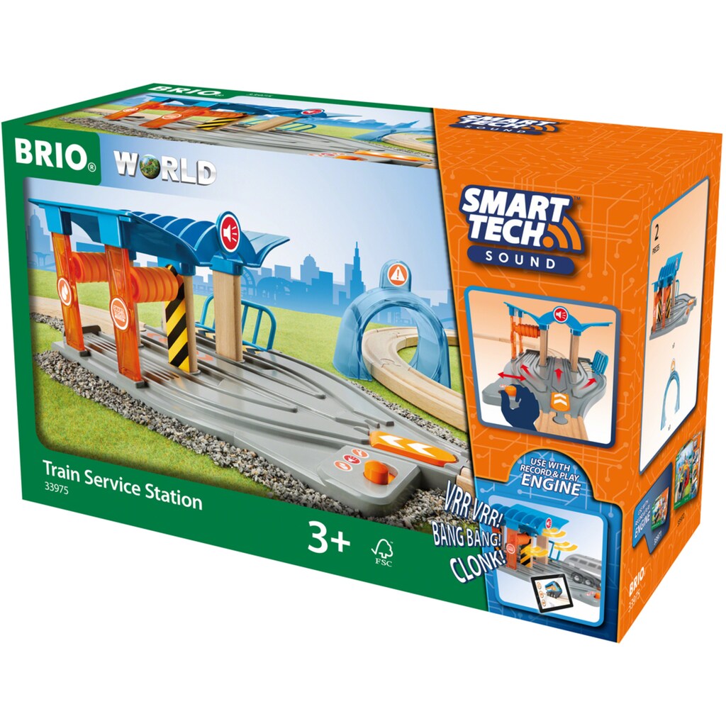 BRIO® Spiel-Gebäude »Smart Tech Sound Waschstraße mit Werkstatt«