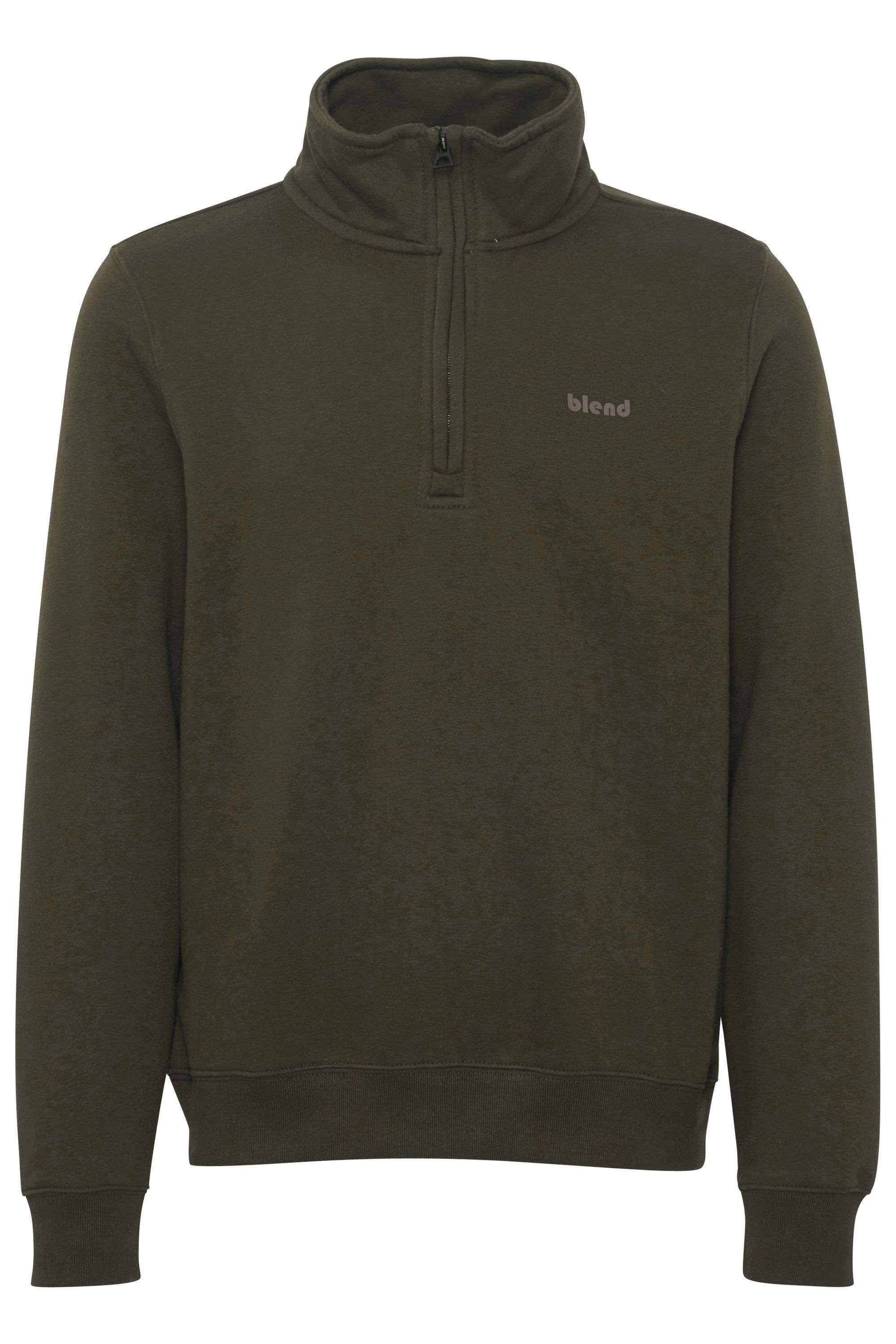 Blend Troyer "BHHalfzip" Stilvoller Sweat-Troyer mit Stehkragen günstig online kaufen