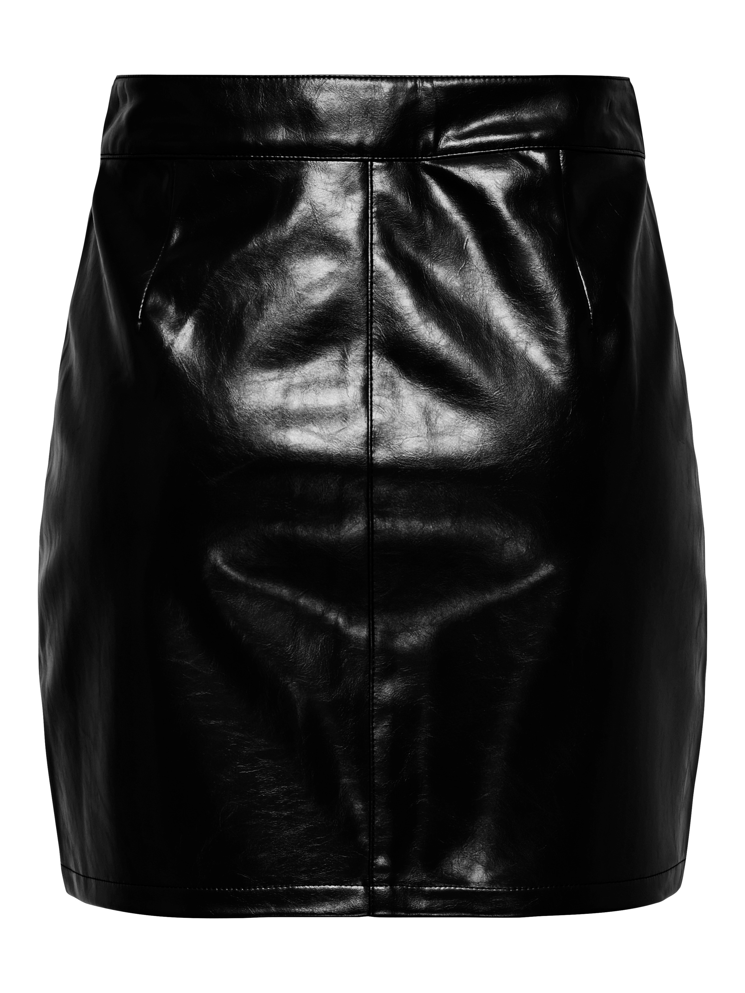 ONLY Lederimitatrock "ONLKAMILLA PATENT SKIRT CC OTW" günstig online kaufen