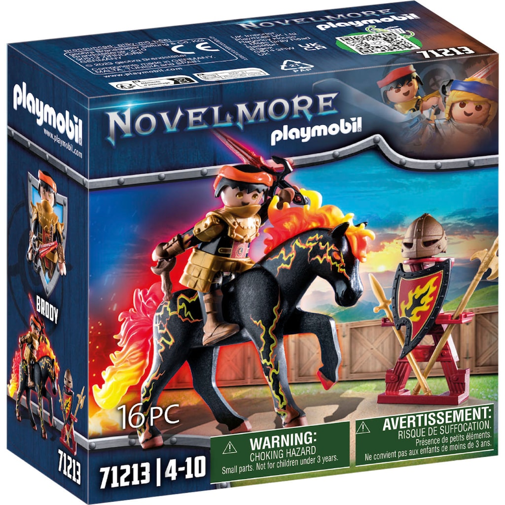 Playmobil® Konstruktions-Spielset »Burnham Raiders - Feuerritter (71213), Novelmore«, (16 St.)
