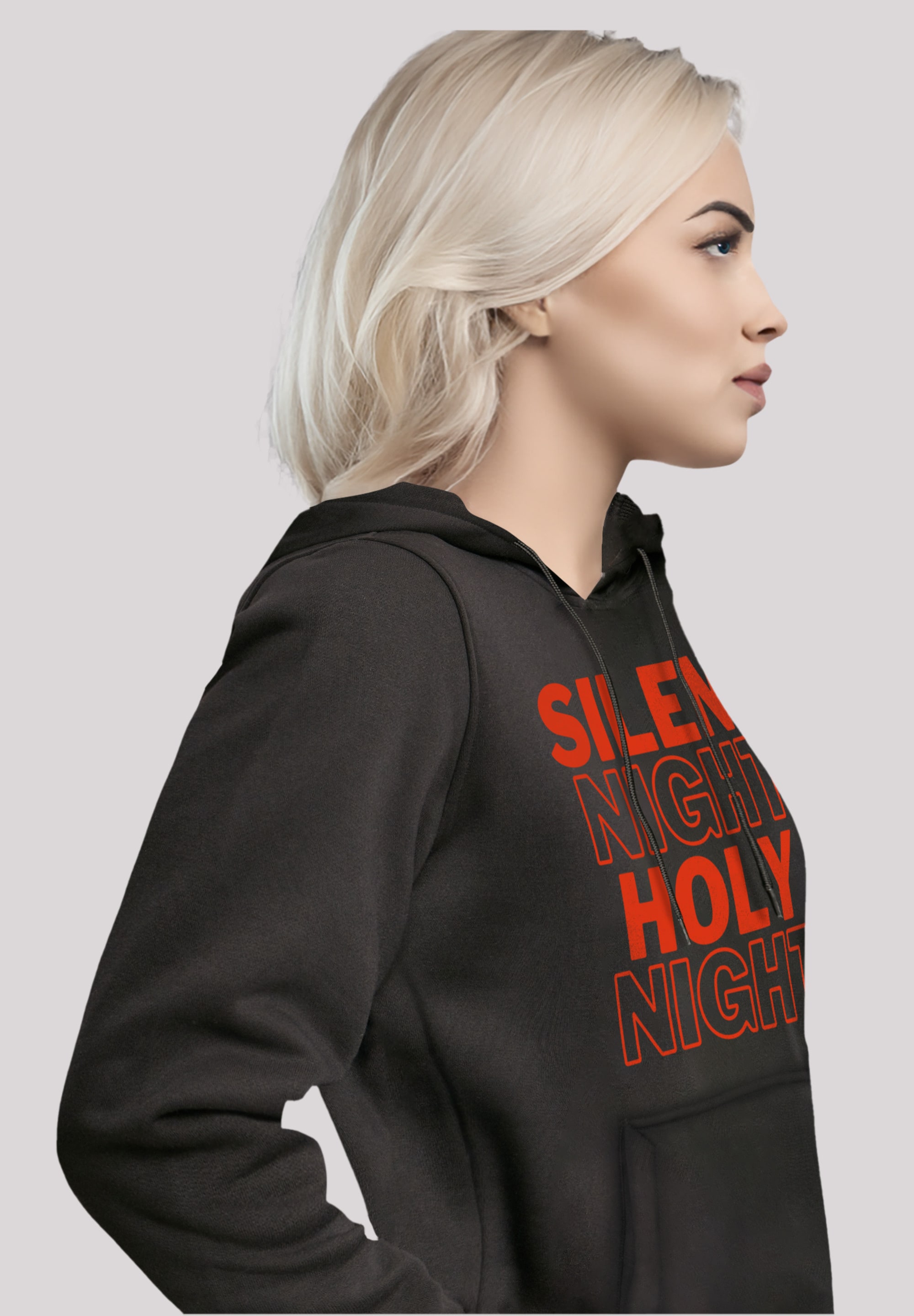 F4NT4STIC Kapuzenpullover »Weihnachten silent night holy night«, Premium Qualität, Weihnachten, Geschenk
