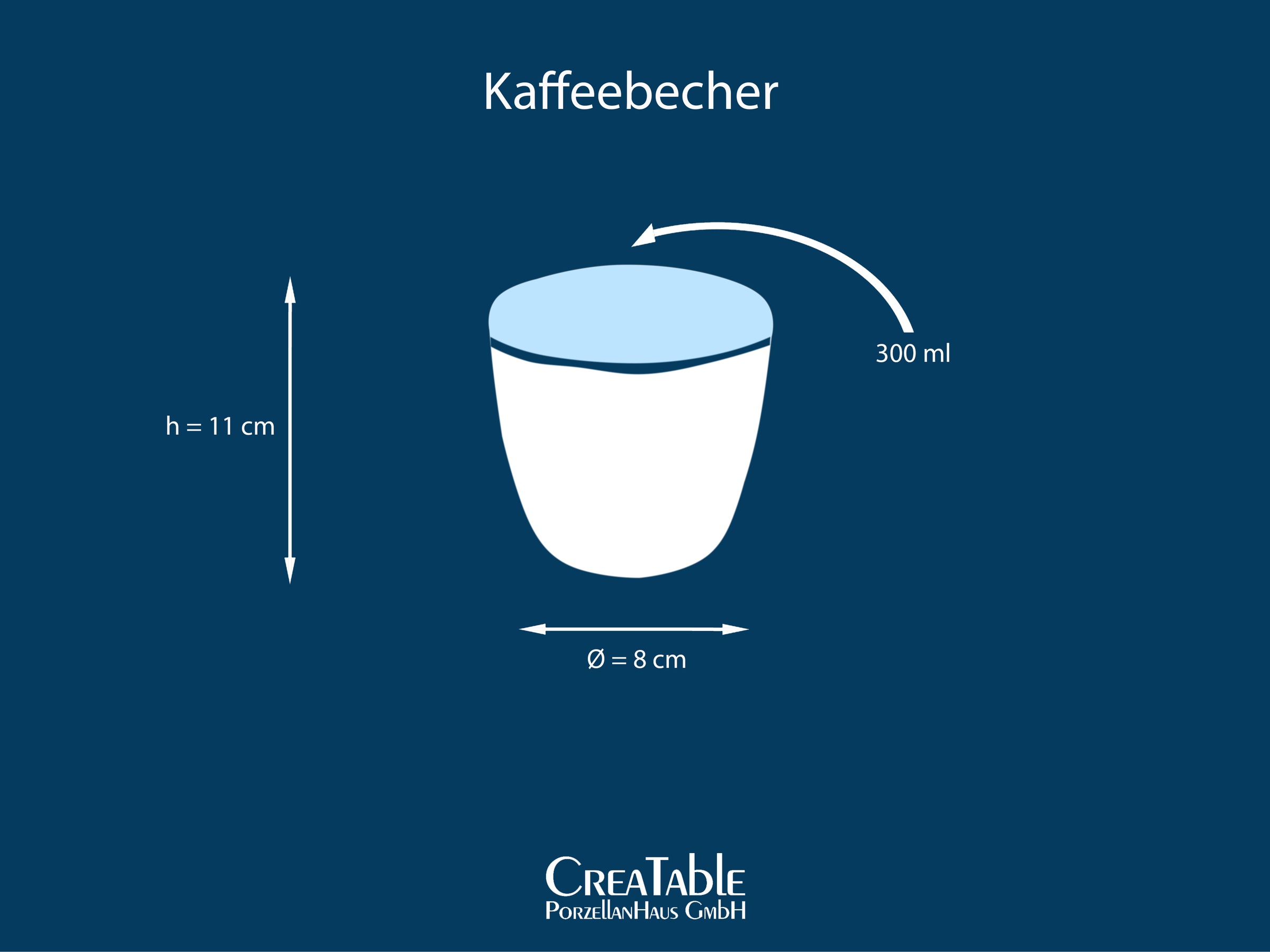 CreaTable Becher »Squeezy Mocha Mousse, Kaffeebecher 4-tlg« Einzigartige Optik, Reaktivglasur