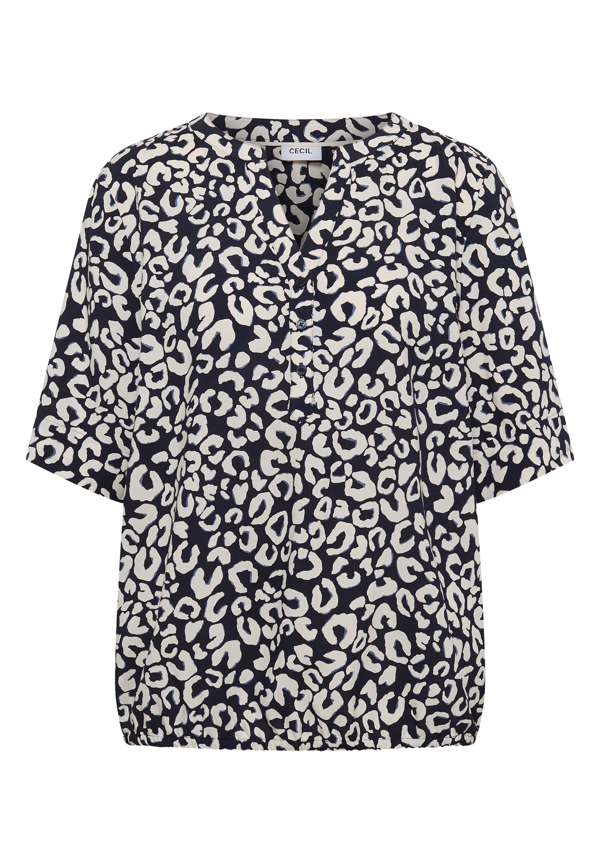 Cecil Kurzarmbluse aus softer Viskose
