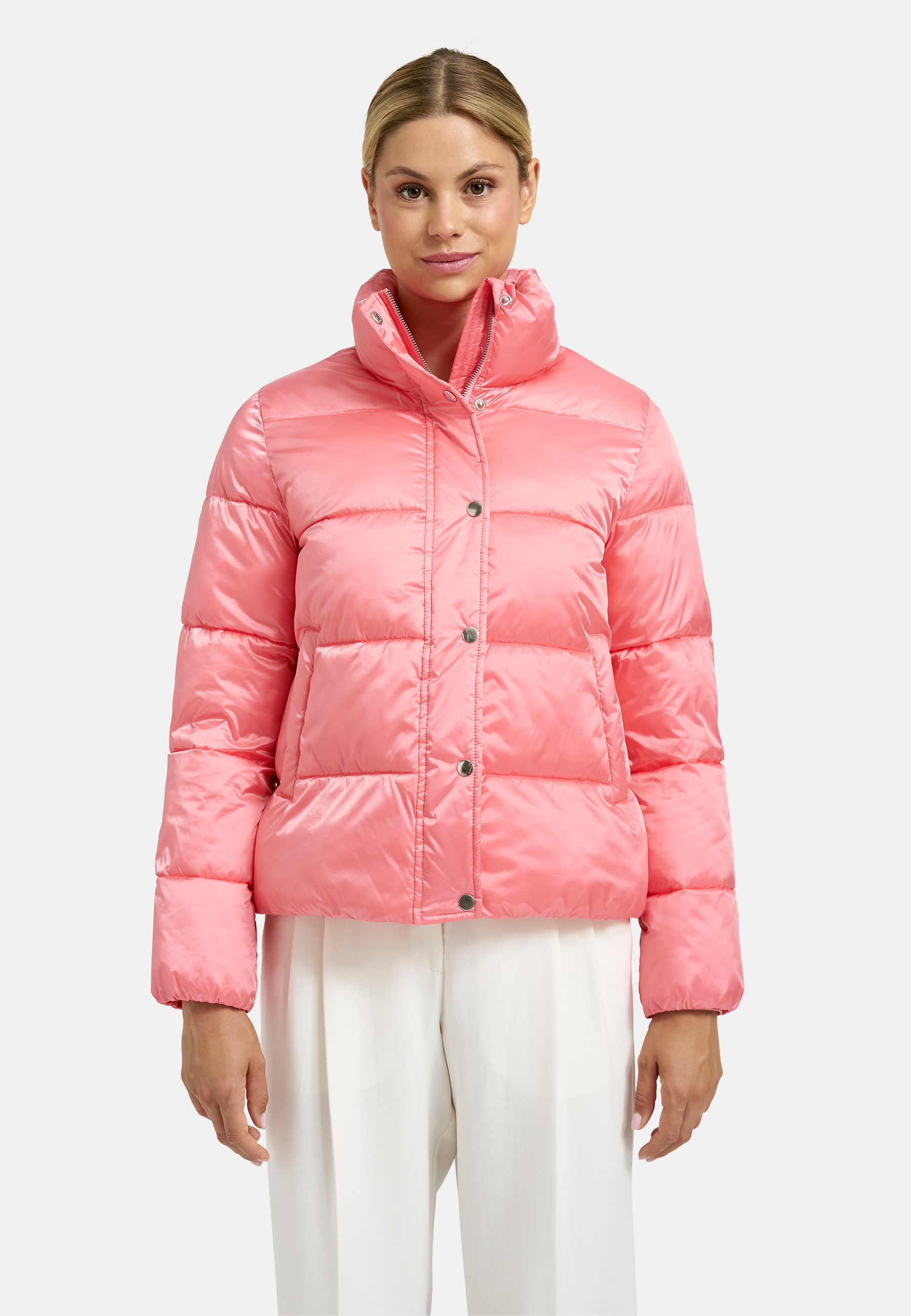 Milano Italy Steppjacke ohne Kapuze mit Stehkragen günstig online kaufen