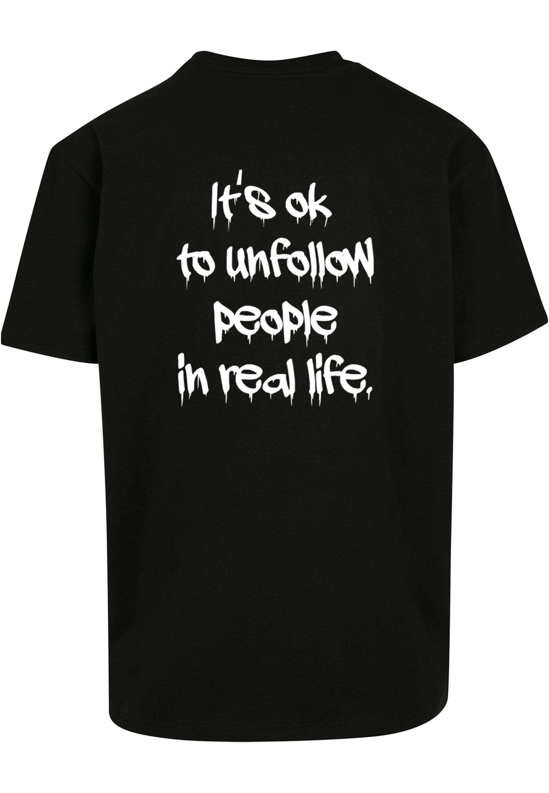 Merchcode T-Shirt "Merchcode Herren Unfollow Oversize Tee" 1 Stk. tlg. günstig online kaufen
