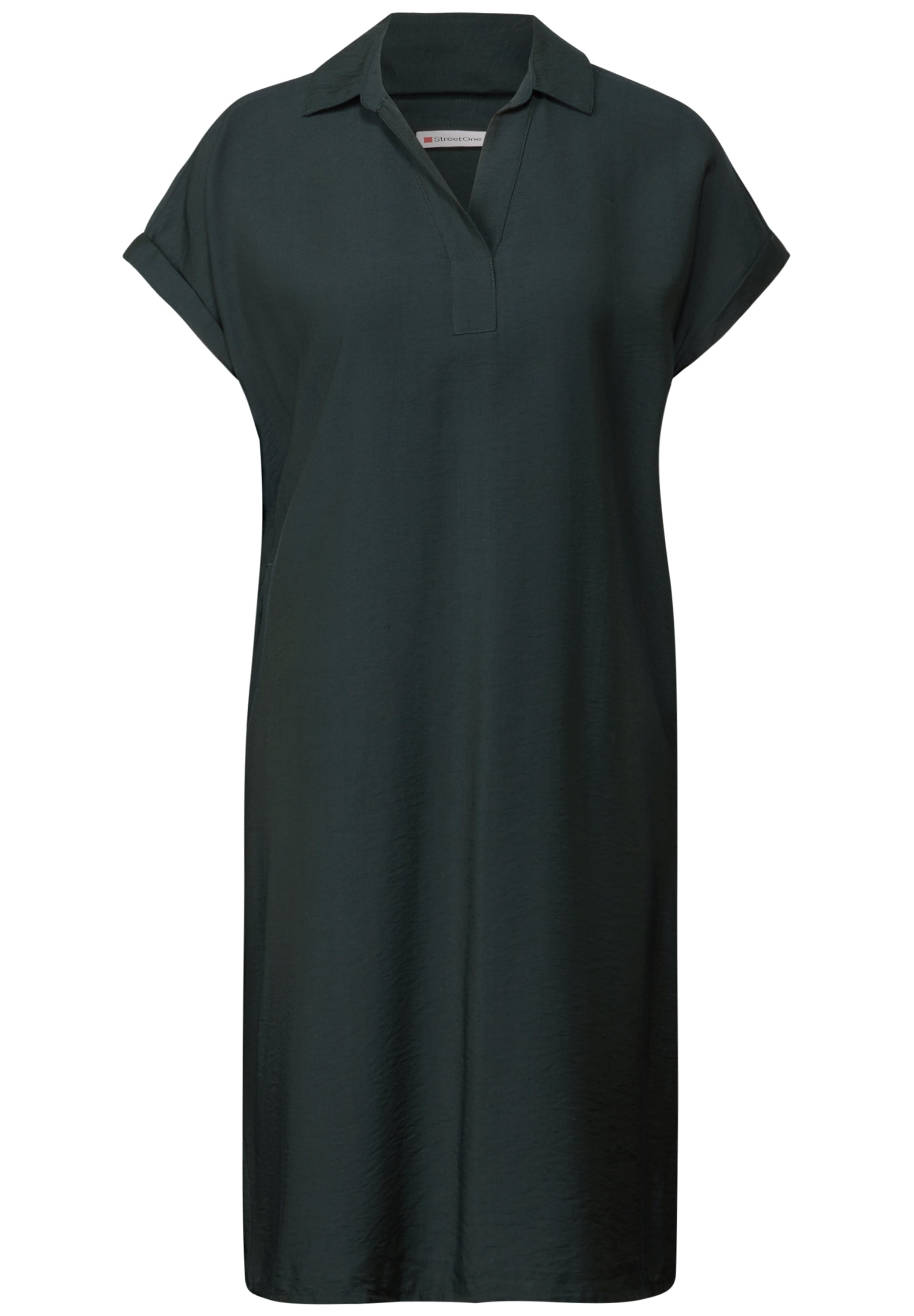 STREET ONE Shirtkleid, in Unifarbe