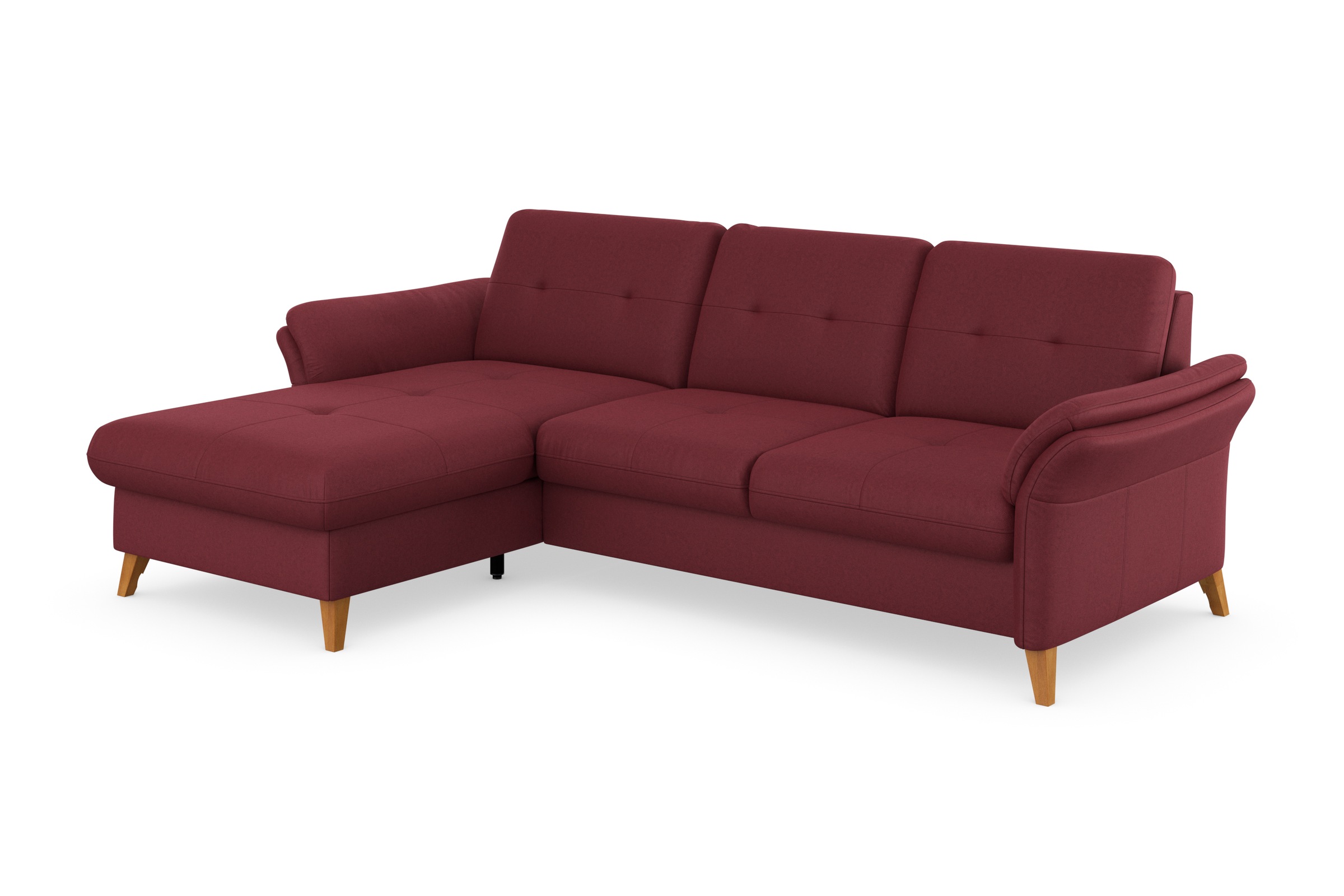 sit&more Ecksofa »Göteborg«, Sitztiefenverstellung und Federkern, wahlweise mit Bettfunktion