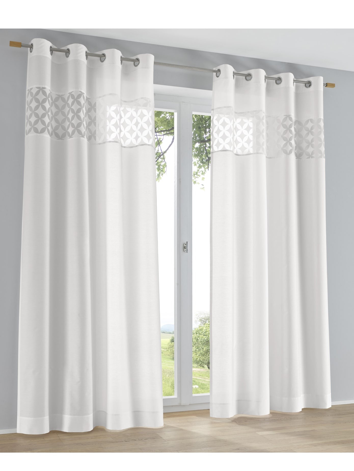 heine home Gardine Ösen 1 Stk. tlg.