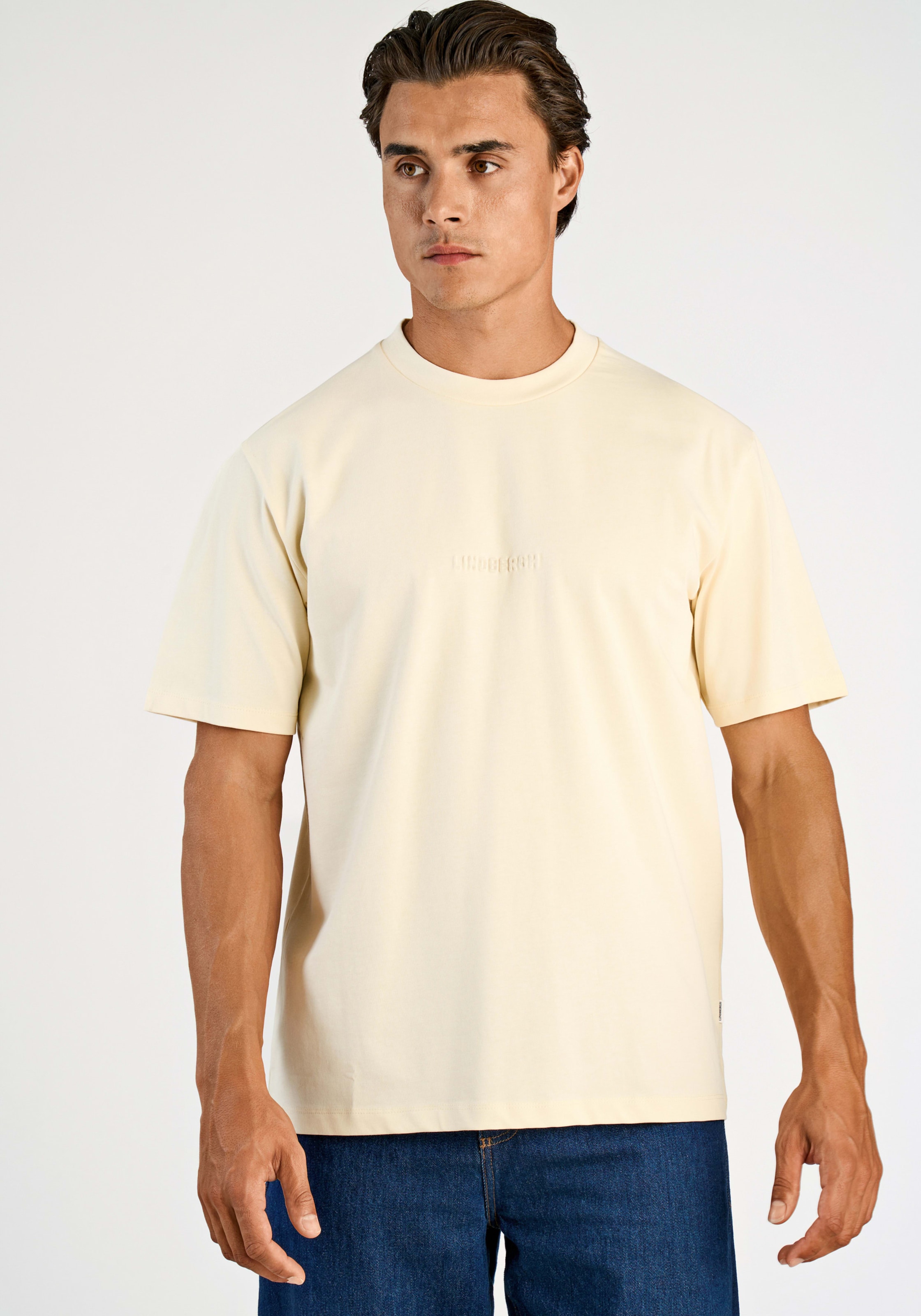 LINDBERGH Kurzarmshirt mit Lindbergh-Pressung günstig online kaufen