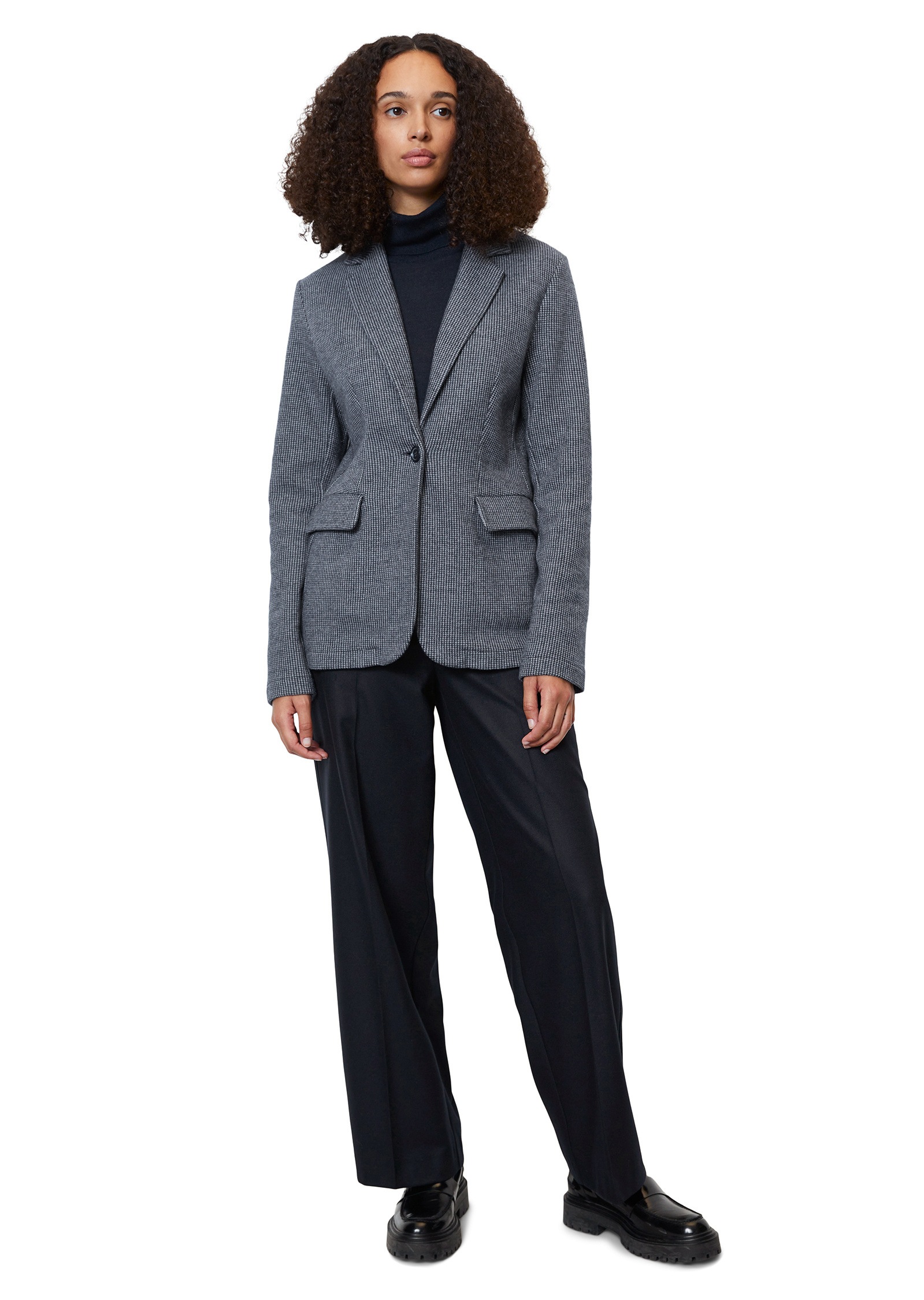 Marc O'Polo Jerseyblazer »mit Mini-Pepita-Muster«