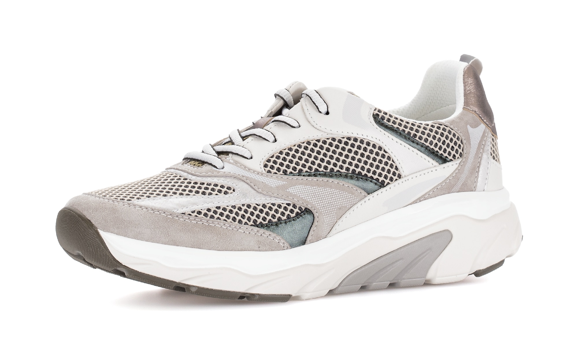 Gabor Rollingsoft Keilsneaker, Freizeitschuh, Halbschuh, Schnürschuh mit ro günstig online kaufen