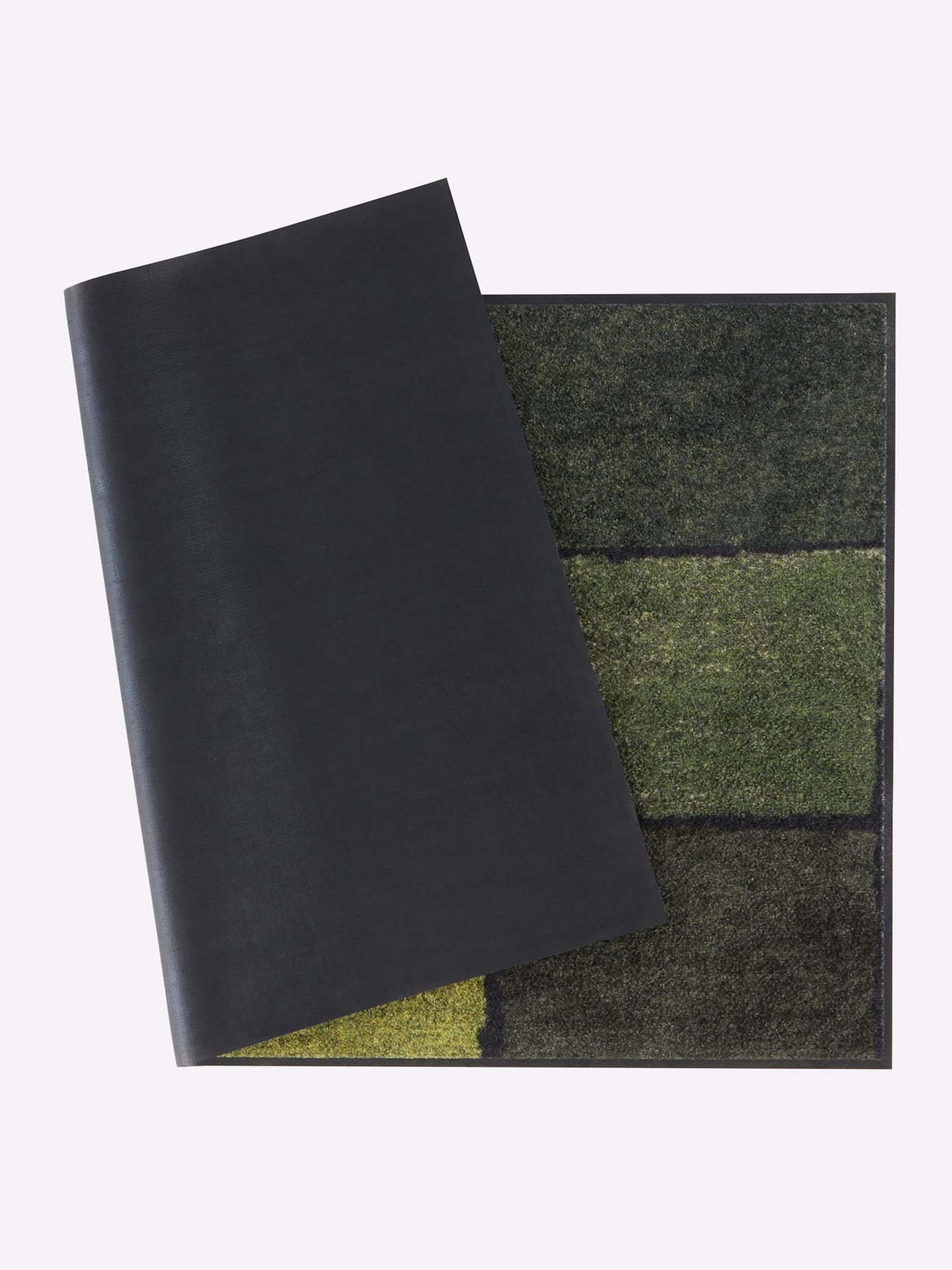 Salonloewe Footmat Green Patterned 40x60 cm 2